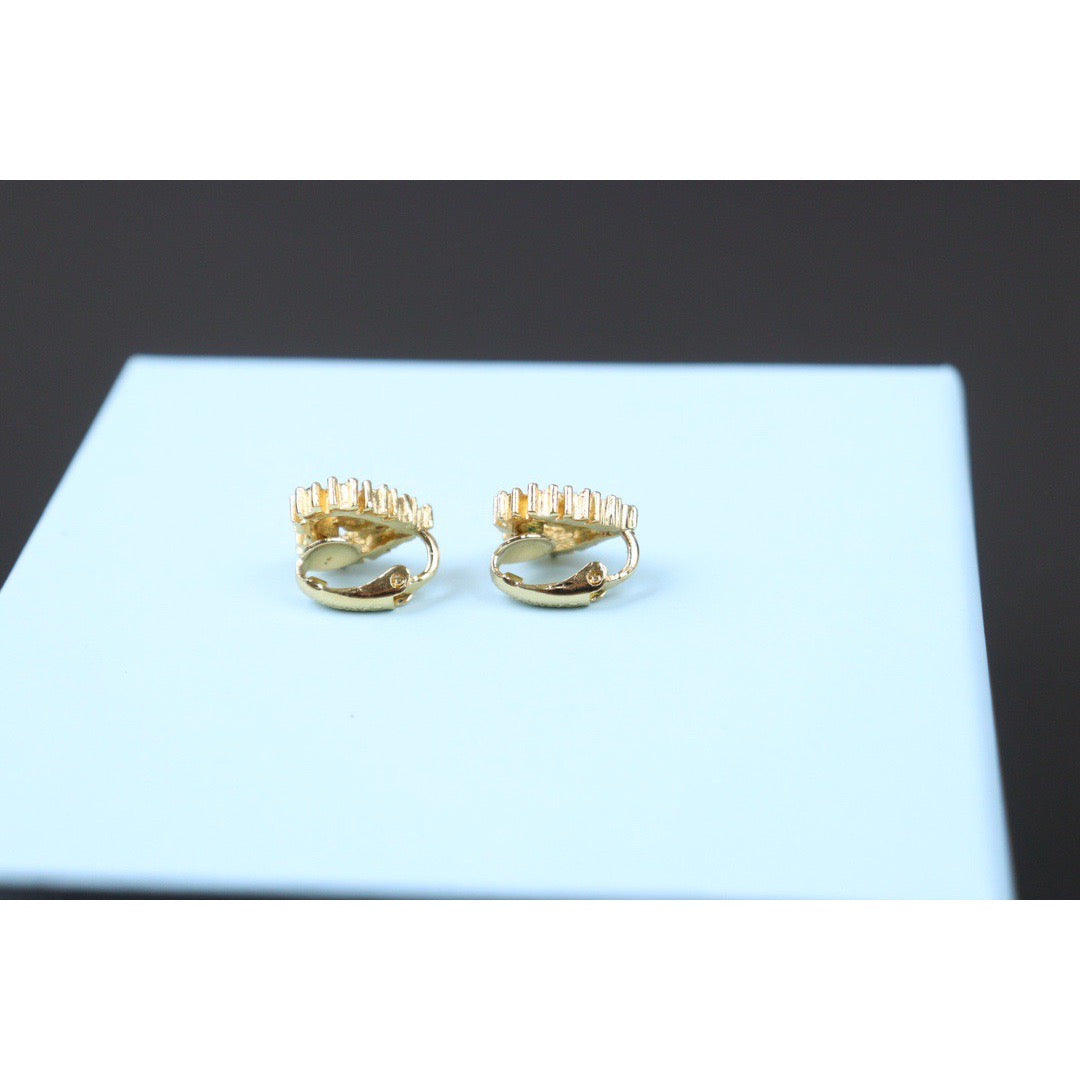 Rank A ｜ Dior CD Earring Gold Plated｜24072510