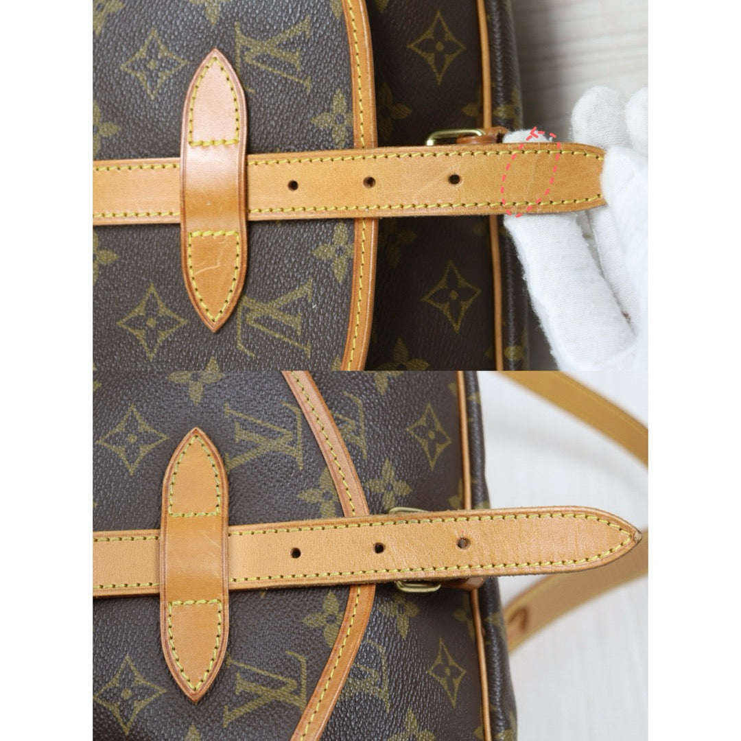 Include Entrupy Certificate of Authenticity｜Good ( Rank AB) ｜ Louis Vuitton Monogram Saumur 30 Shoulder Bag｜26093003