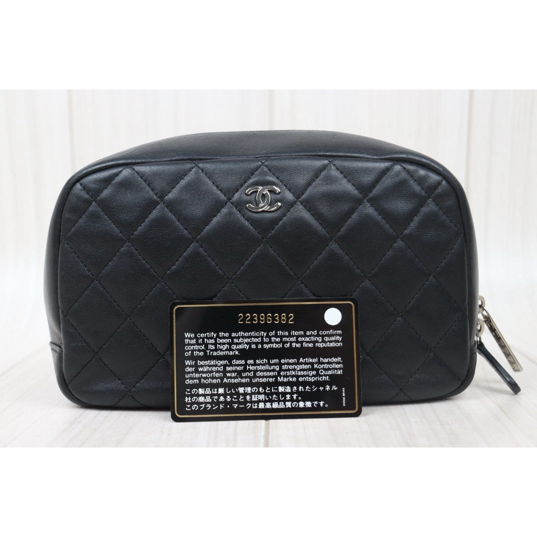 Good ( Rank AB)｜ CHANEL  Lamb Skin Vanity Handbag  Made In 2016～2017Year ｜24112601