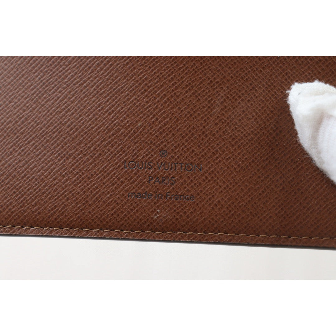 Good ( Rank AB) ｜ LV Monogram Medium Ring Agenda Cover Notebook Cover  IC Chips Model｜Q25021308