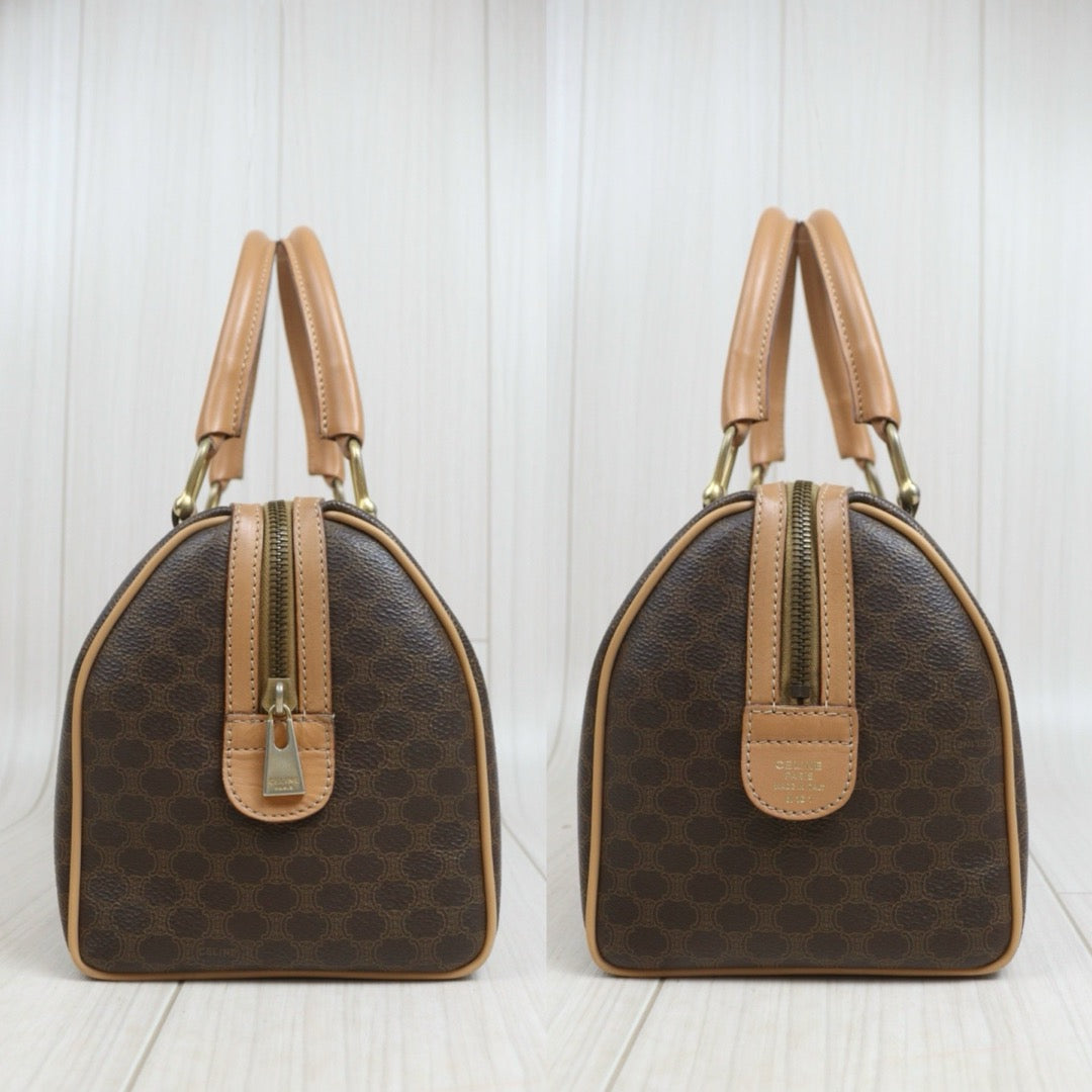 Include Entrupy Certificate of Authenticity｜Good ( Rank AB)｜ CELINE Macadam Boston Hand Bag ｜26091806