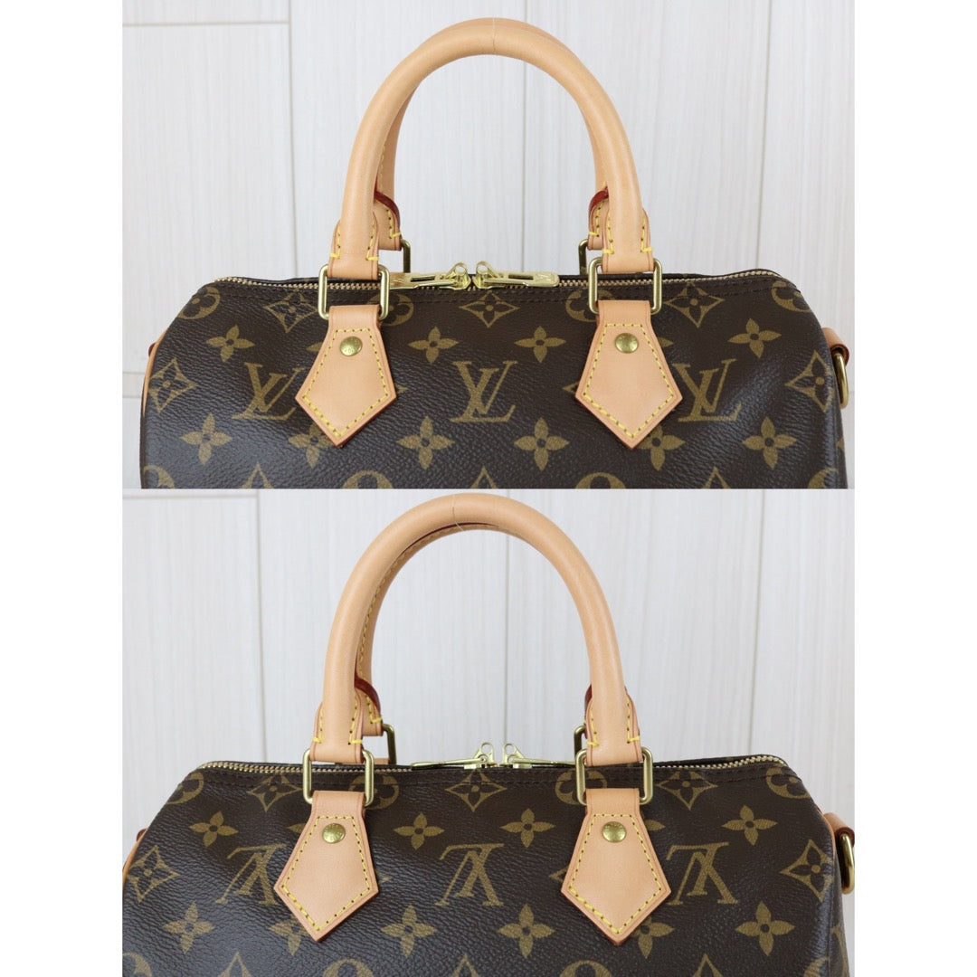 Include Entrupy Certificate of Authenticity｜Very Good ( Rank A)｜ Louis Vuitton Monogram Speedy 25 Hand Bag With Shoulder Strap ｜X26040820