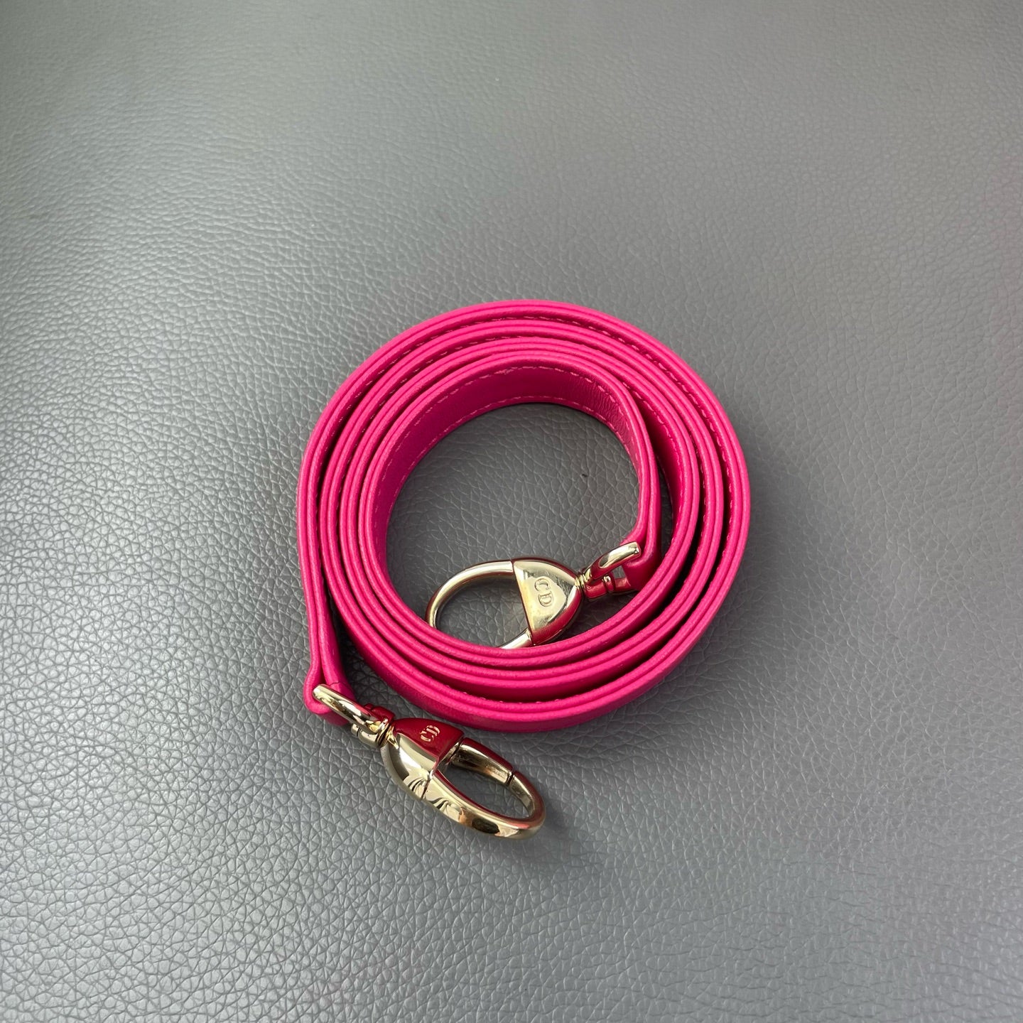 Very Good ( Rank A) ｜  Dior Lady Dior Lamb Skin 2WAY Shoulder Bag Handbag Pink