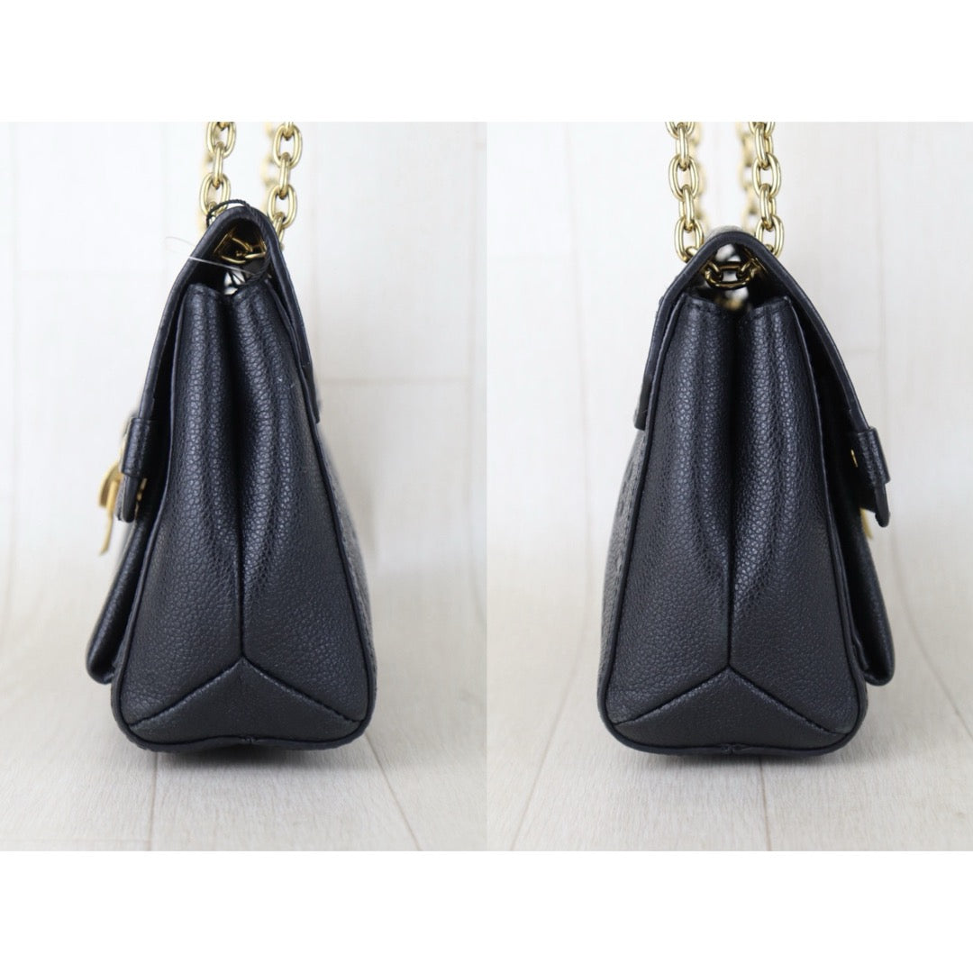 Include Entrupy Certificate of Authenticity｜Good ( Rank AB) ｜Louis Vuitton Monogram Empreinte Vavin BB Leather Shoulder Bag Black IC Chips Model ｜S26090712