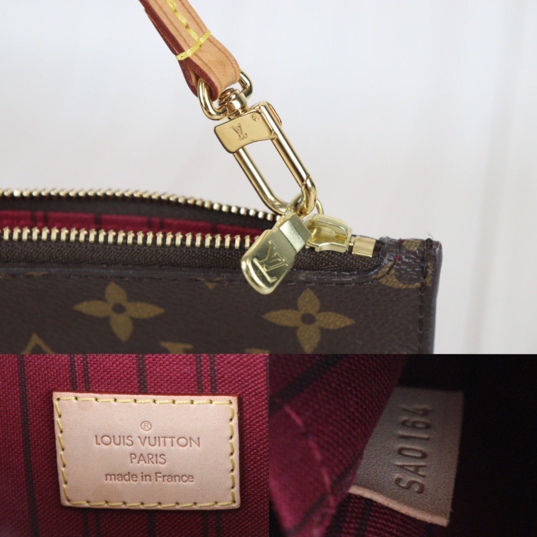 Rank AB ｜ LV Monogram Neverful MM ShoulderBag With Pouch｜23092629