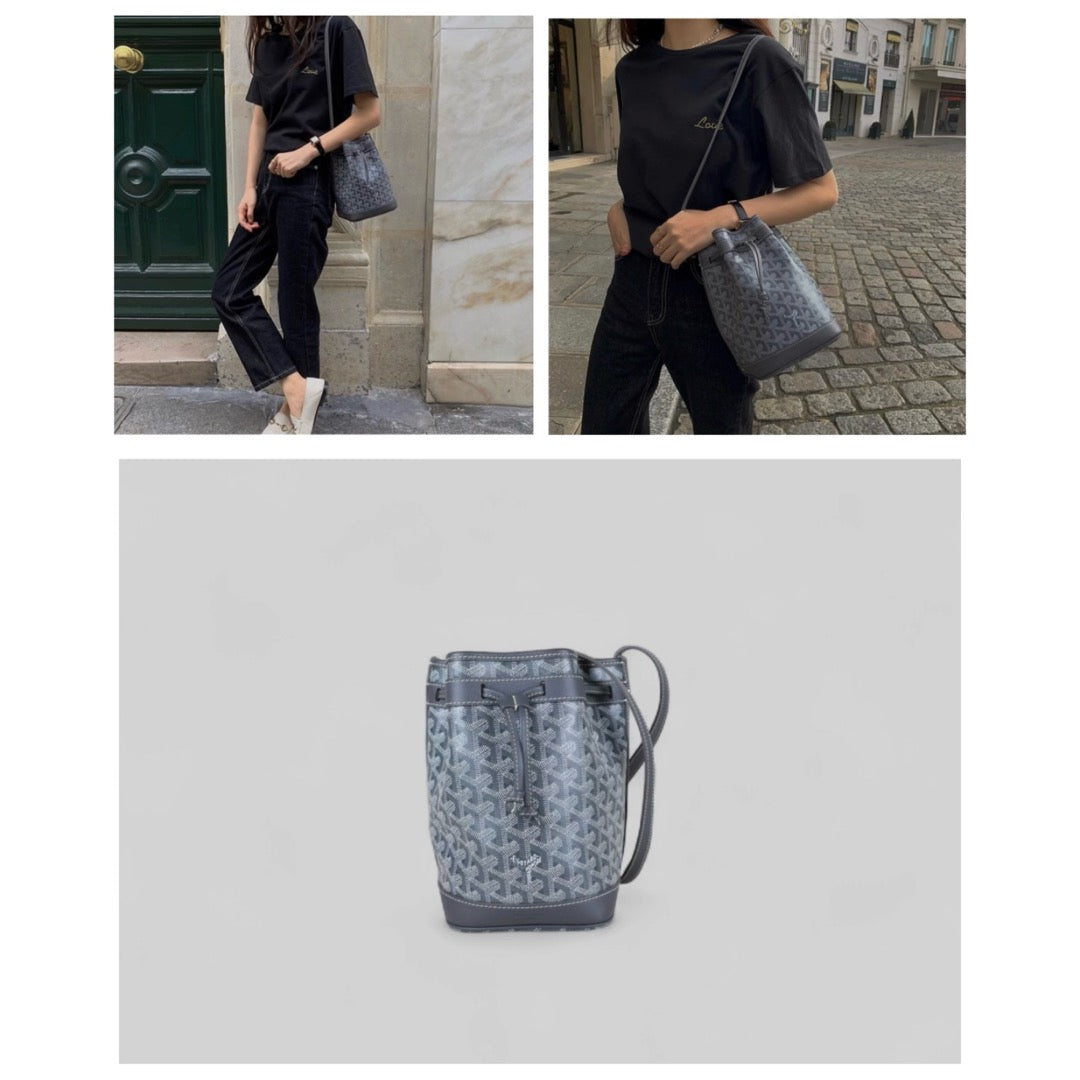 Very Good ( Rank A) ｜ Goyard Petit flot  Shoulder Bag Grey｜B25041502
