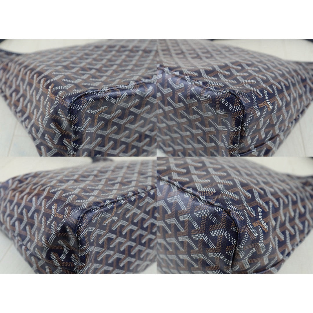 Very Good ( Rank A) ｜ Goyard Boheme Hobo Shoulder Bag Navy Blue｜S25032512