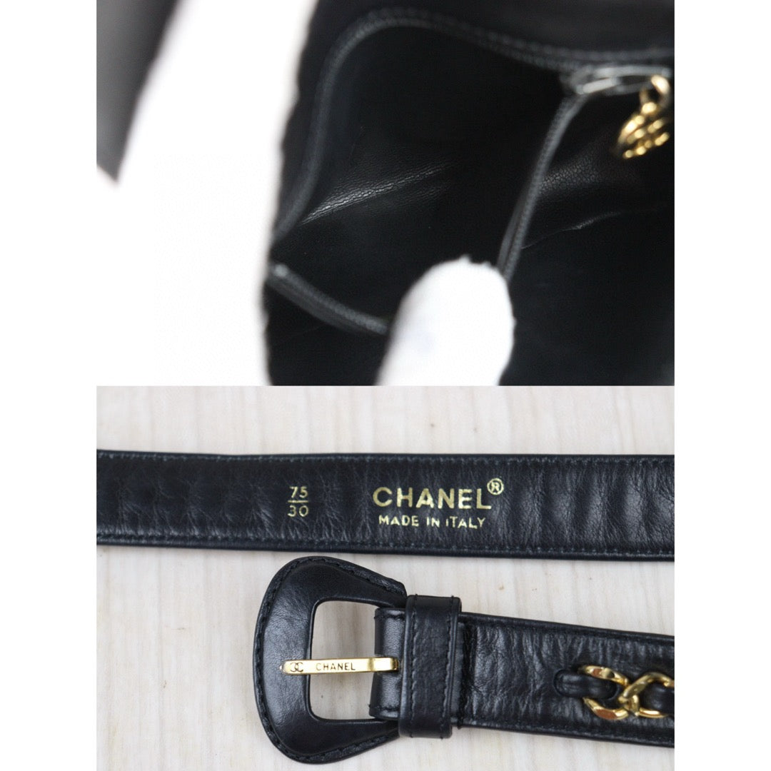 Rank AB ｜ CHANEL  Matrasse Lambskin Waist Bag ｜24071903