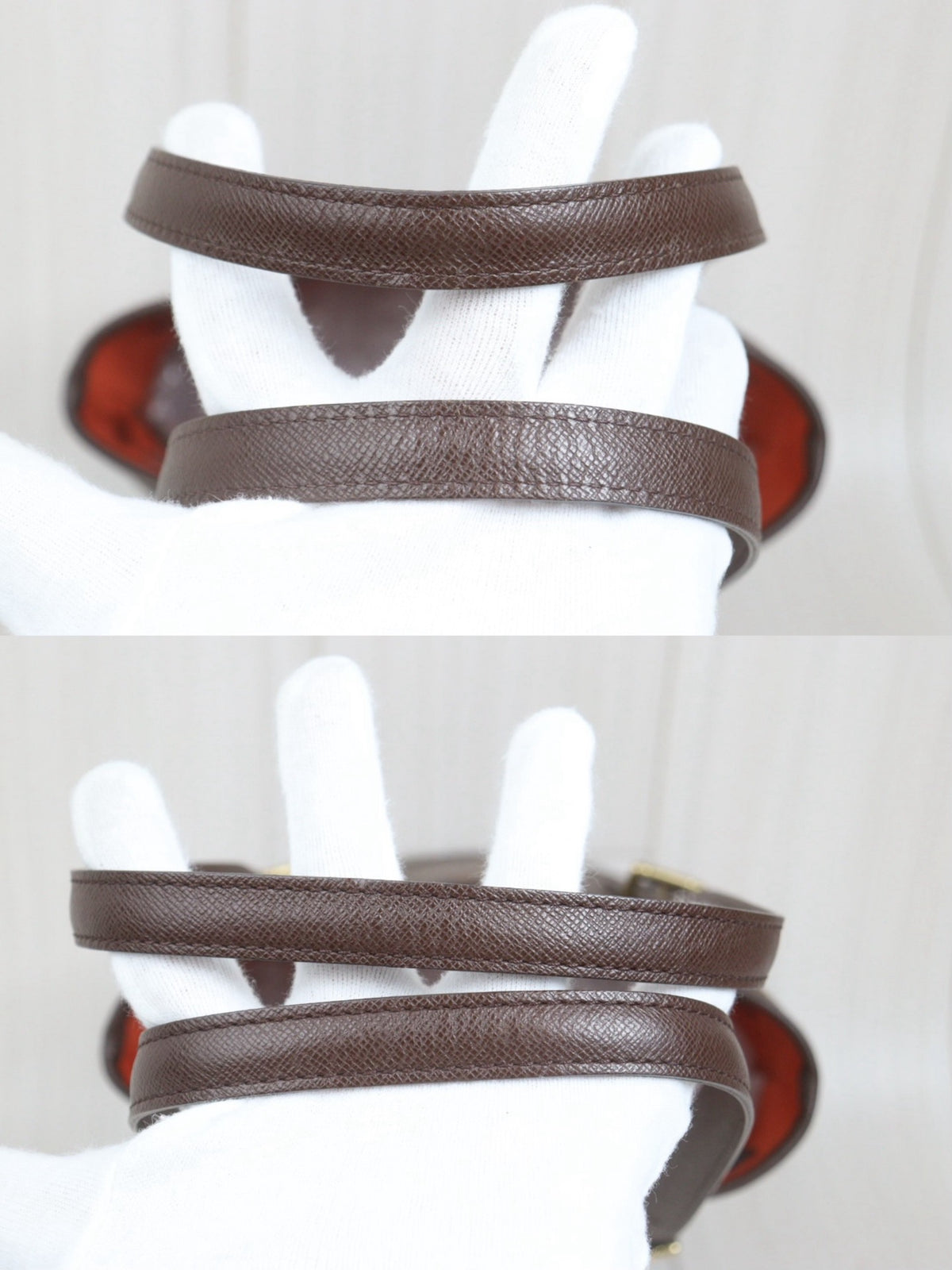 Include Entrupy Certificate of Authenticity｜Very Good ( Rank A) ｜ Louis Vuitton Damier Ebene Marais Bucket PM Shoulder Strap｜26101906