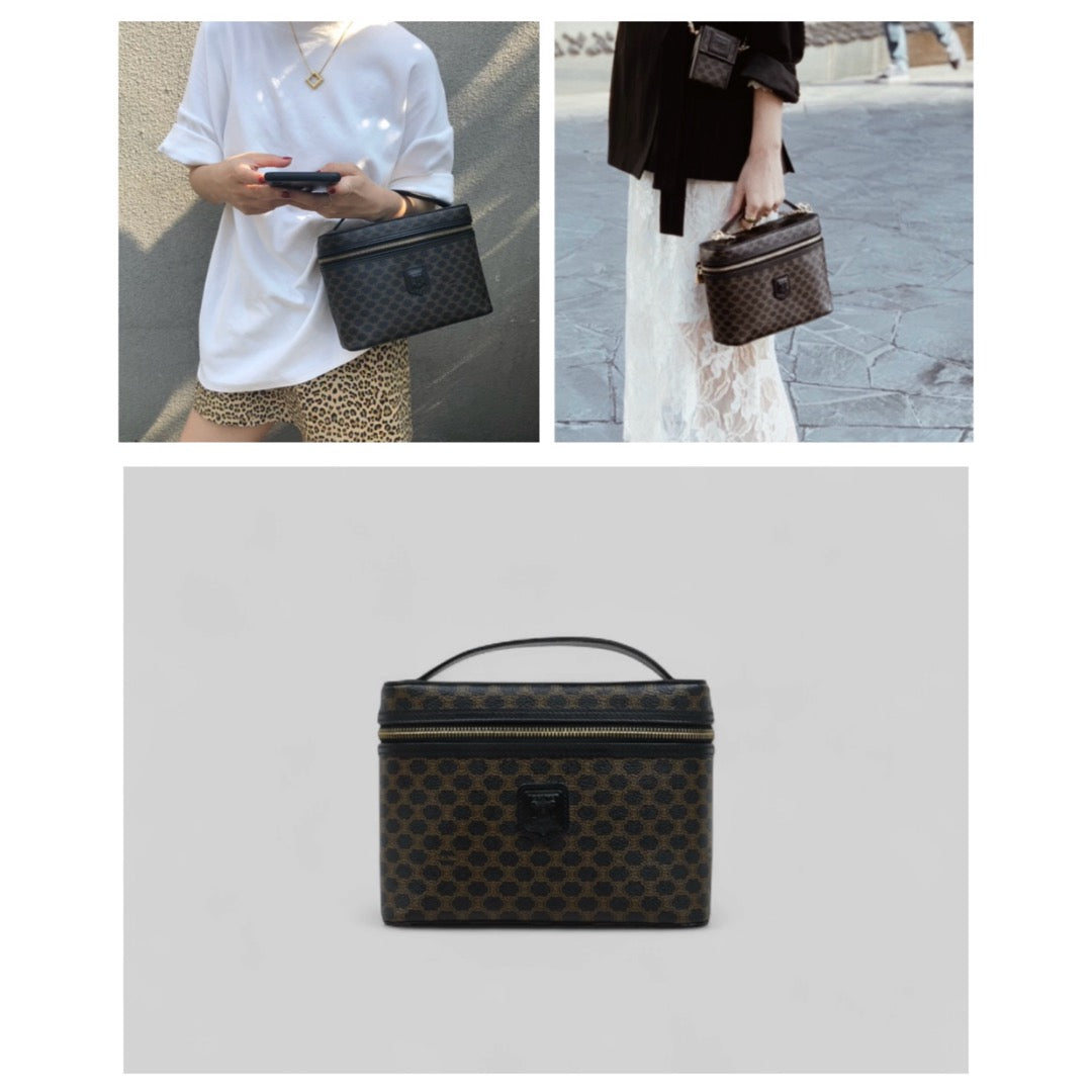 Excellent（Rank SA）｜ CELINE Macadam Vanity Handbag ｜25042105