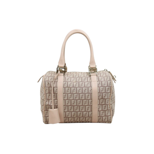 Good ( Rank AB)｜ FENDI Mamma Baguette Boston25 Hand Bag Pink｜25091102