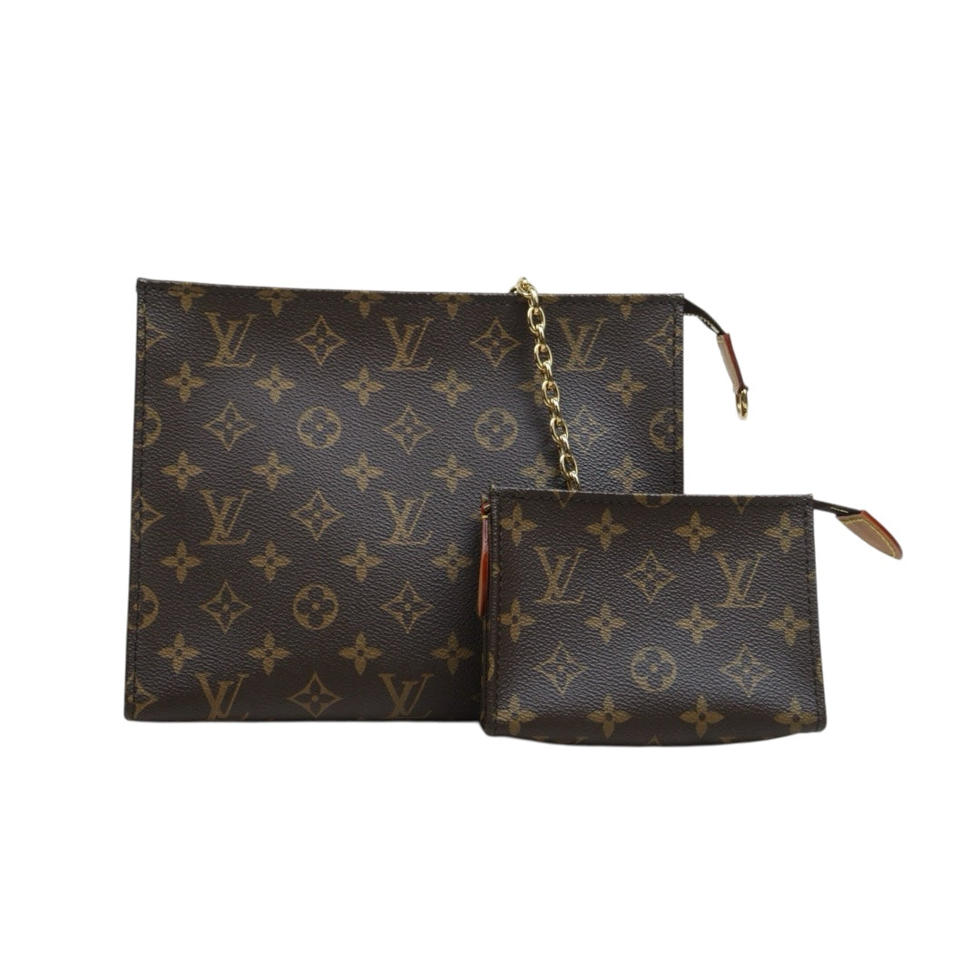 Include Entrupy Certificate of Authenticity｜Excellent（Rank SA） ｜ Louis Vuitton Monogram Toiletry Bag 2 Compartments Pouch ｜S26080614