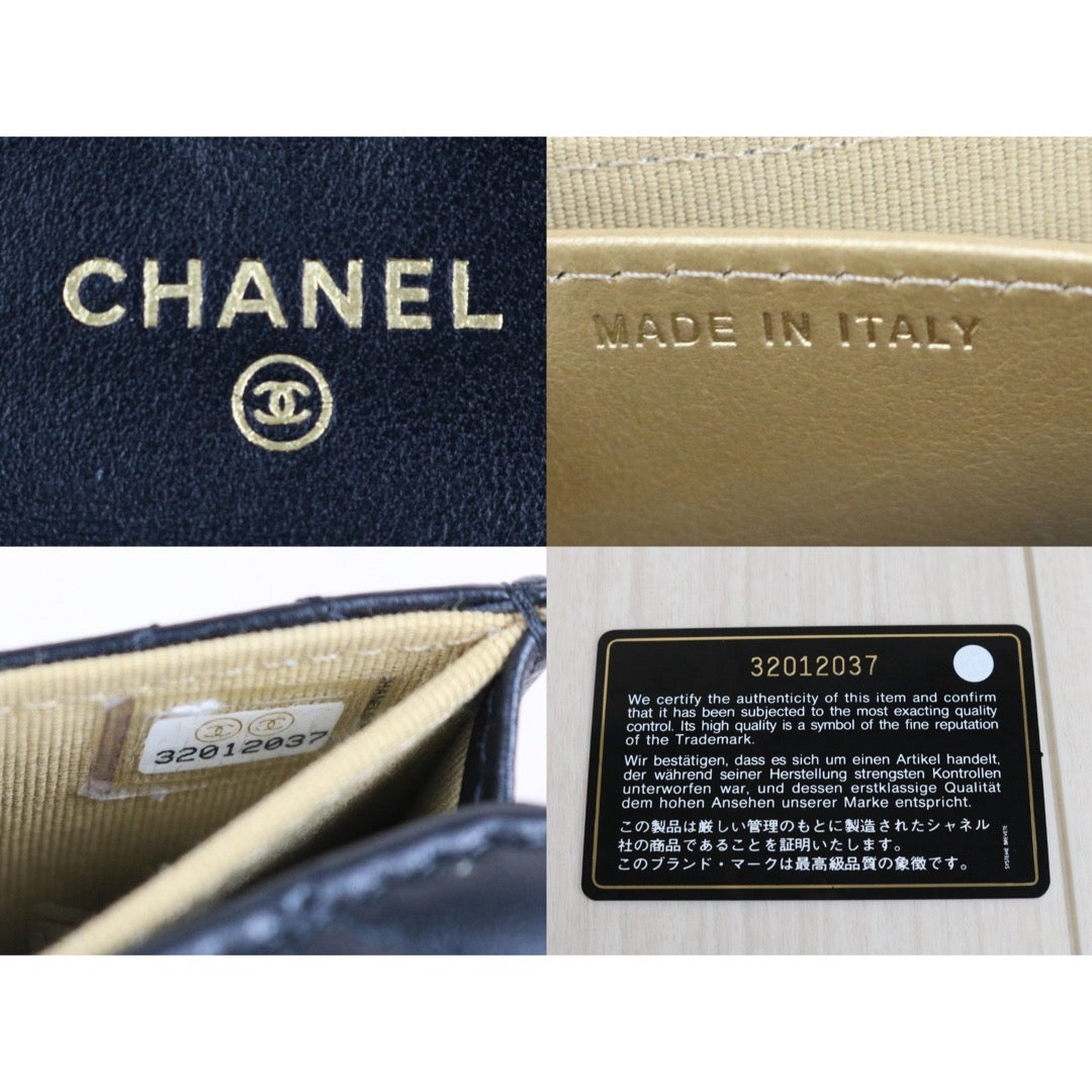 Include Entrupy Certificate of Authenticity｜Very Good（Rank A）｜CHANEL Lambskin Leather Matrasse Chain Mini Bag ｜S26070601