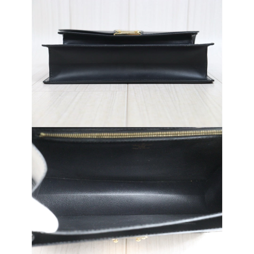 Include Entrupy Certificate of Authenticity｜Very Good ( Rank A)｜ Louis Vuitton Epi Capucines Monceau Handbag Shoulder Bag Black｜26071501