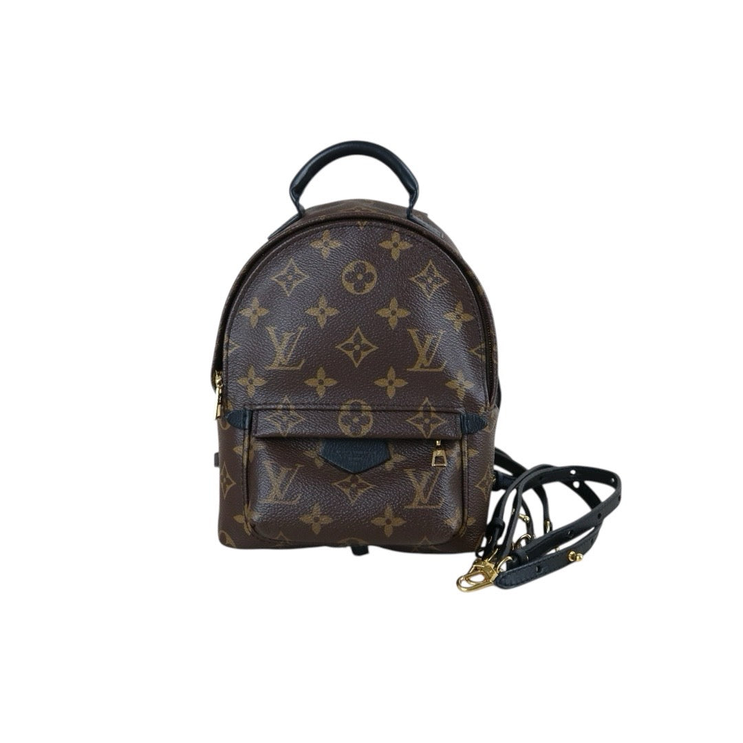 Include Entrupy Certificate of Authenticity｜Very Good ( Rank A)｜  Louis Vuitton Monogram Coated Canvas Mini Palm Springs Backpack ｜S26080601