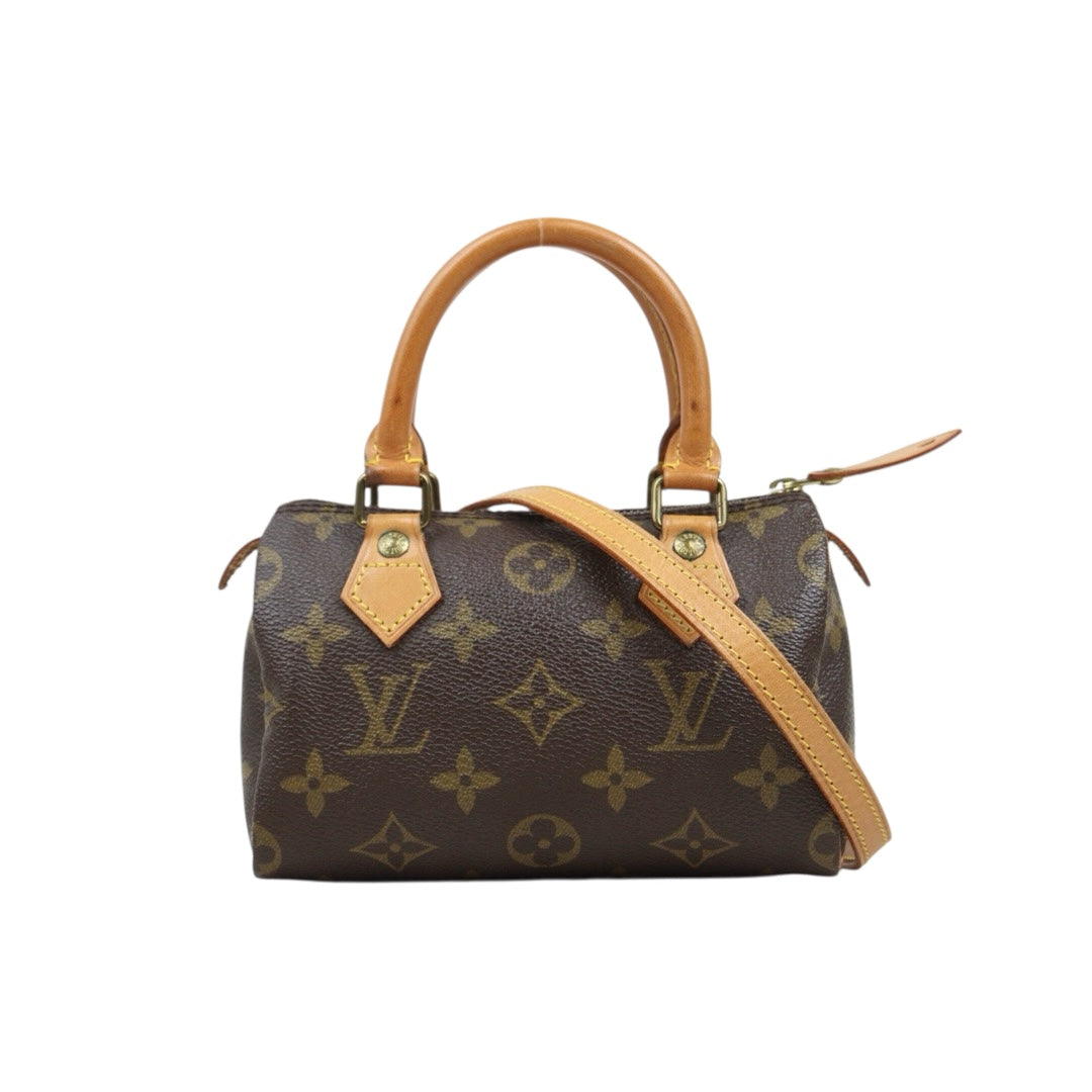 Good ( Rank AB)｜ LV Monogram Mini Speedy Handbag With Shoulderstrap｜25082901