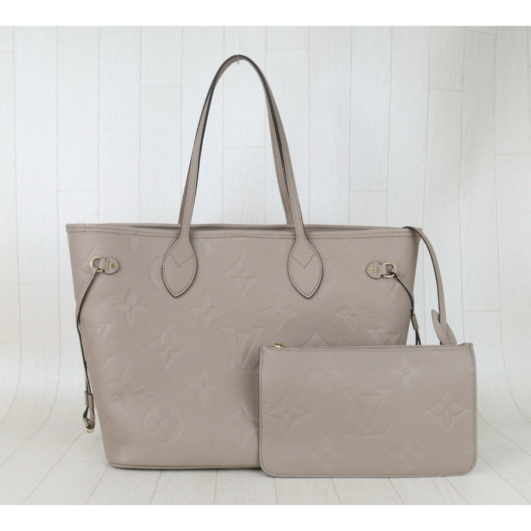 Include Entrupy Certificate of Authenticity｜Very Good ( Rank A)｜ Louis Vuitton Calf Leather Neverfull MM With Pouch  IC Chips Model｜S26042202