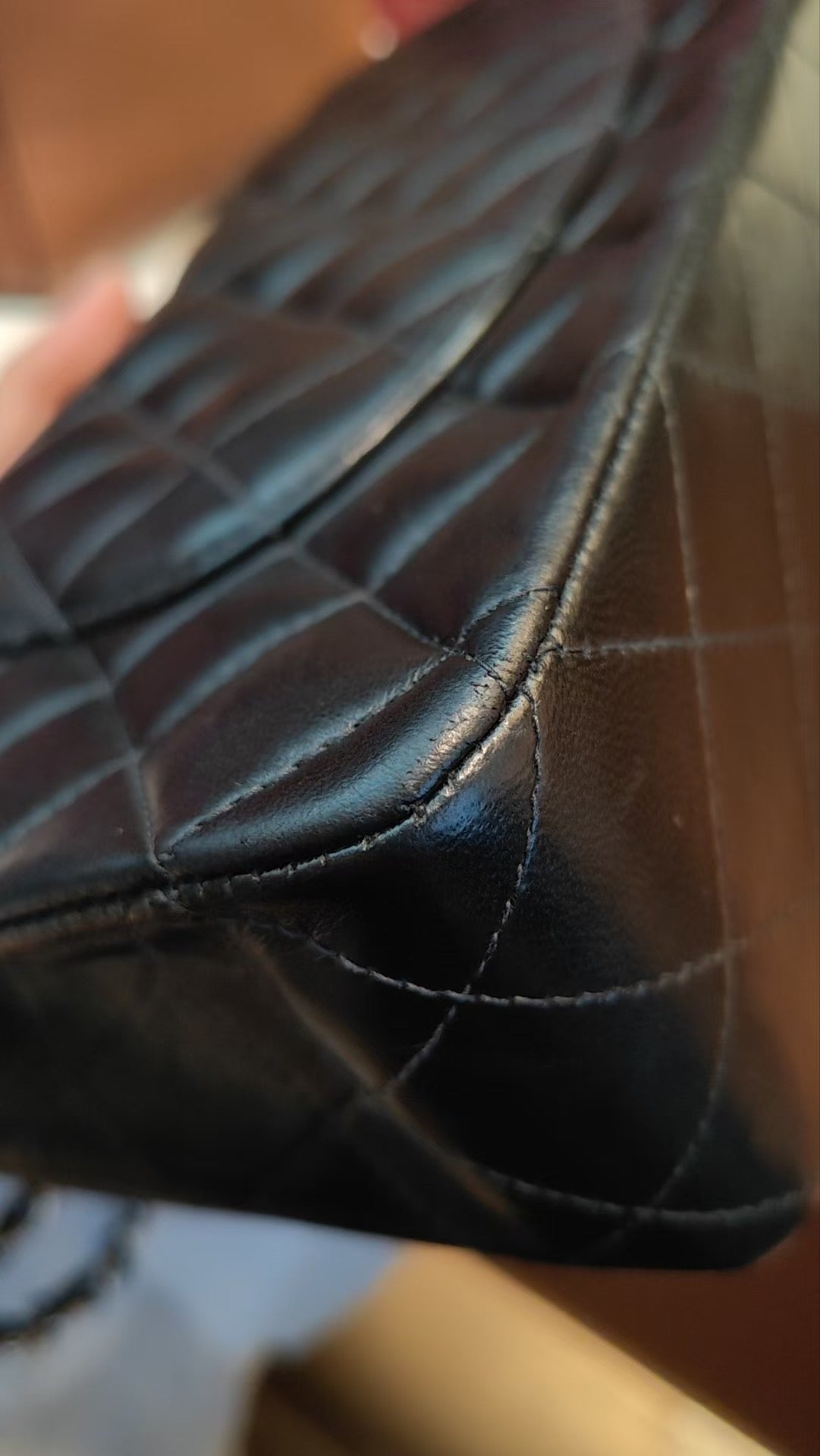 CHANEL Lamb Skin Matrasse Double Flap 25 Shoulder Bag