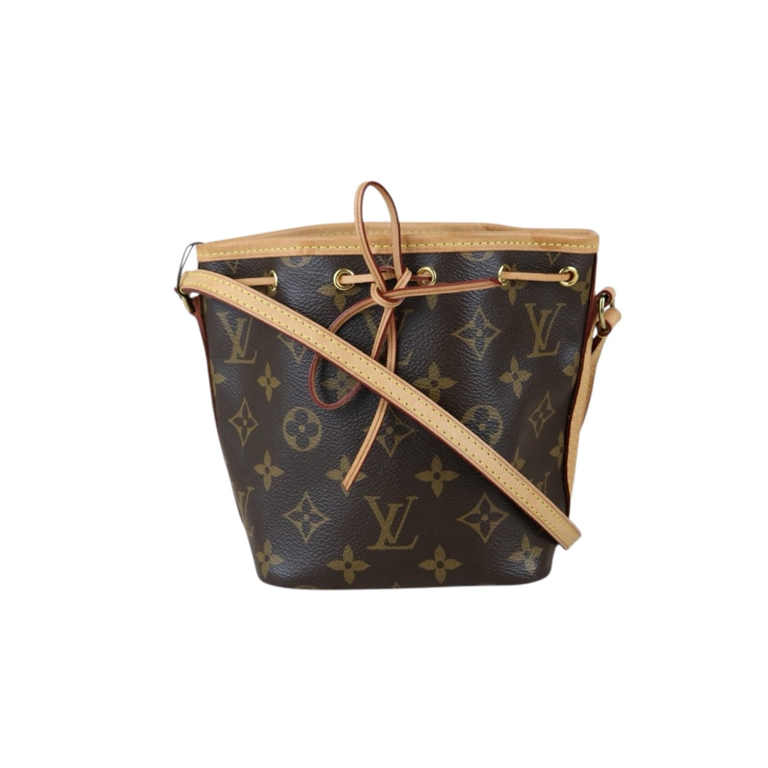 Include Entrupy Certificate of Authenticity｜Good ( Rank AB)｜ Louis Vuitton Monogram  Nano Noe  Shoulder Bag IC Chips Model｜X26042004