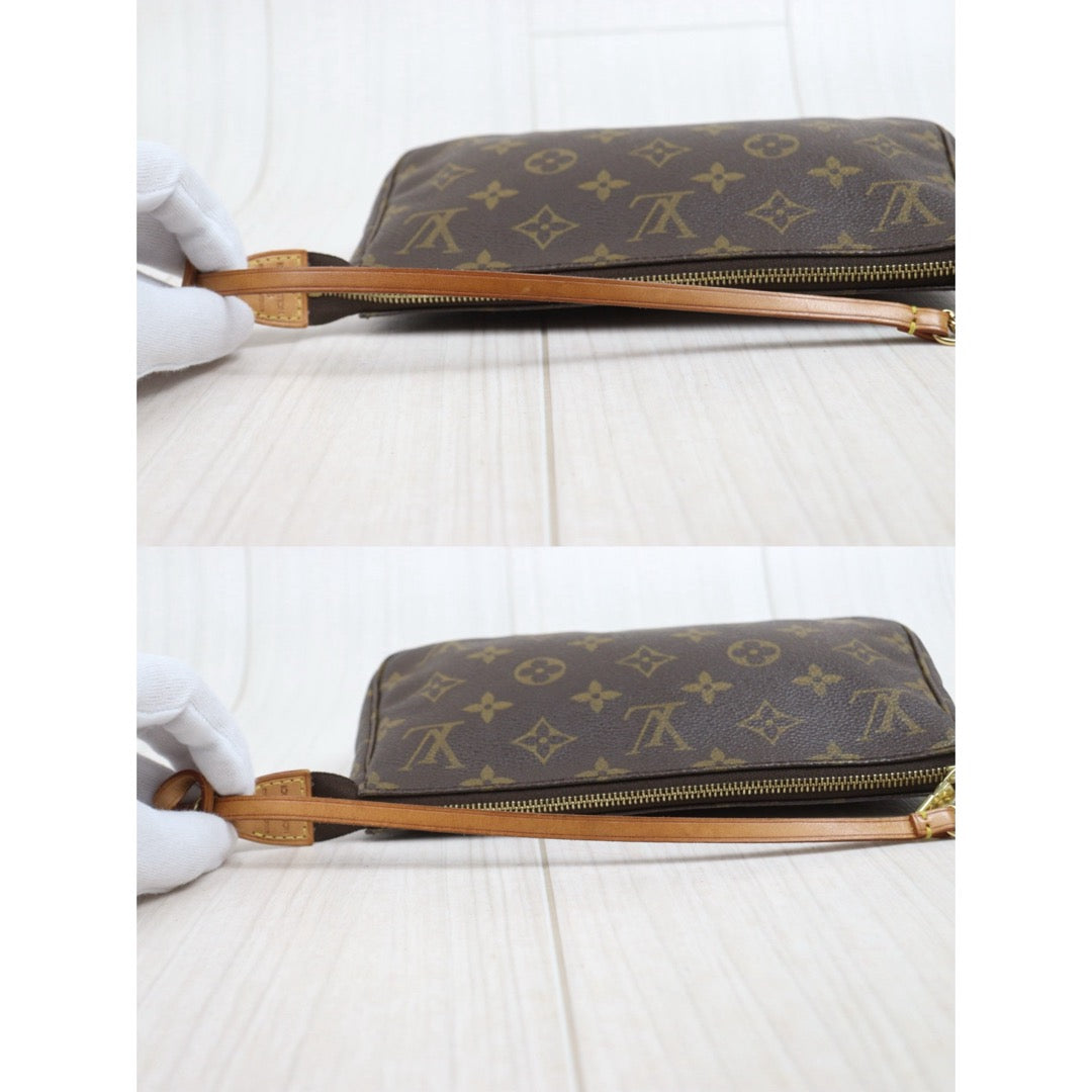 Include Entrupy Certificate of Authenticity｜Good ( Rank AB) ｜ Louis Vuitton Monogram Pochette Accessoire｜26090802