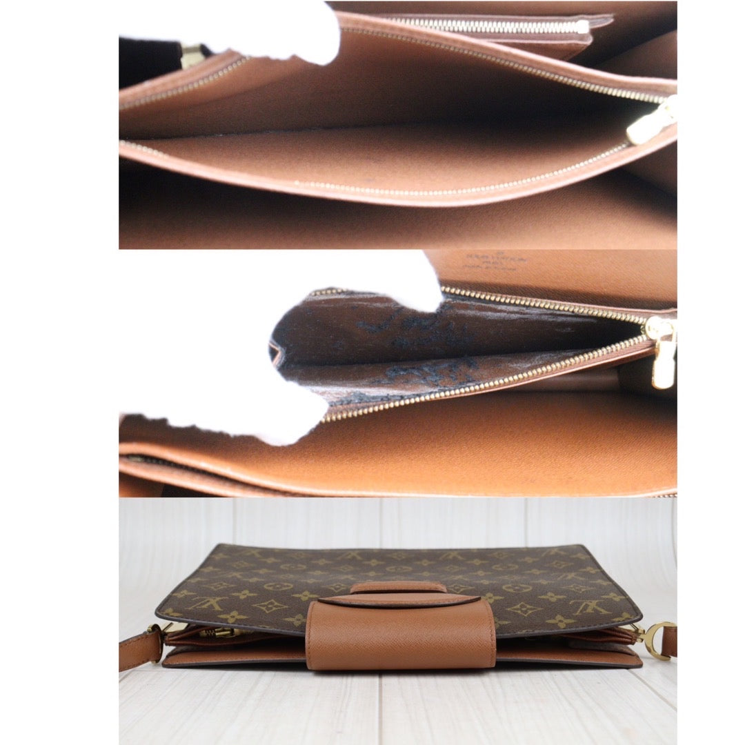 Rank A｜  LV Monogram Courcelles Shoulder Bag ｜23110216