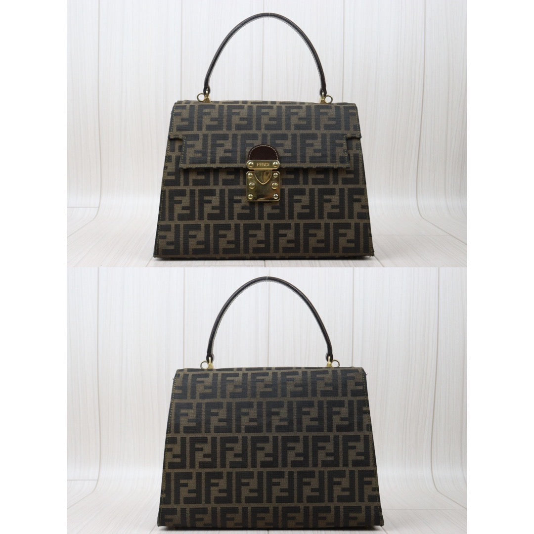 Good ( Rank AB) ｜ FENDI Zucca HandBag With Shoulderstrap｜24053020