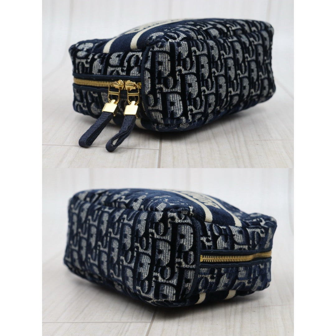 Very Good ( Rank A)｜Dior Travel Oblique Cosmetic Pouch ｜S25071015