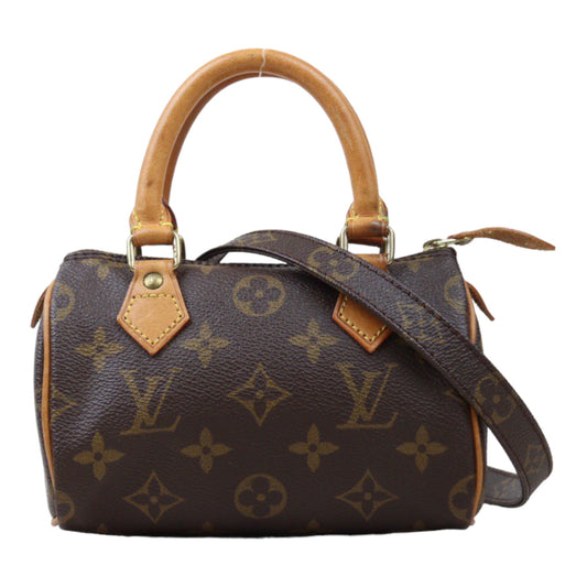 Rank AB ｜ LV Monogram Mini Speedy Handbag With Shoulder Strap｜24050920