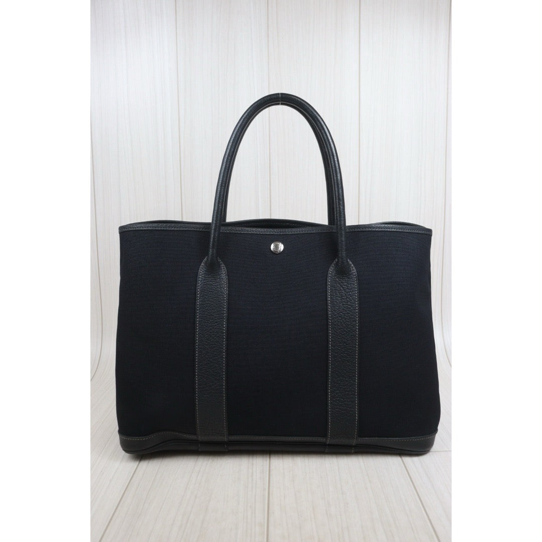 Include Entrupy Certificate of Authenticity｜Good ( Rank AB)｜ HERMES Garden Party PM Handbag □I Stamp Made In 2005 Year｜26082804