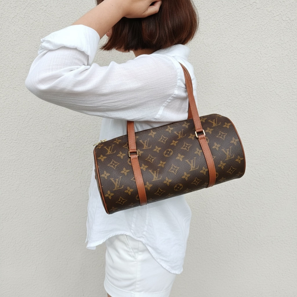 Include Entrupy Certificate of Authenticity｜Good ( Rank AB)｜ Louis Vuitton Monogram Papillon 30 Handbag ｜26042104