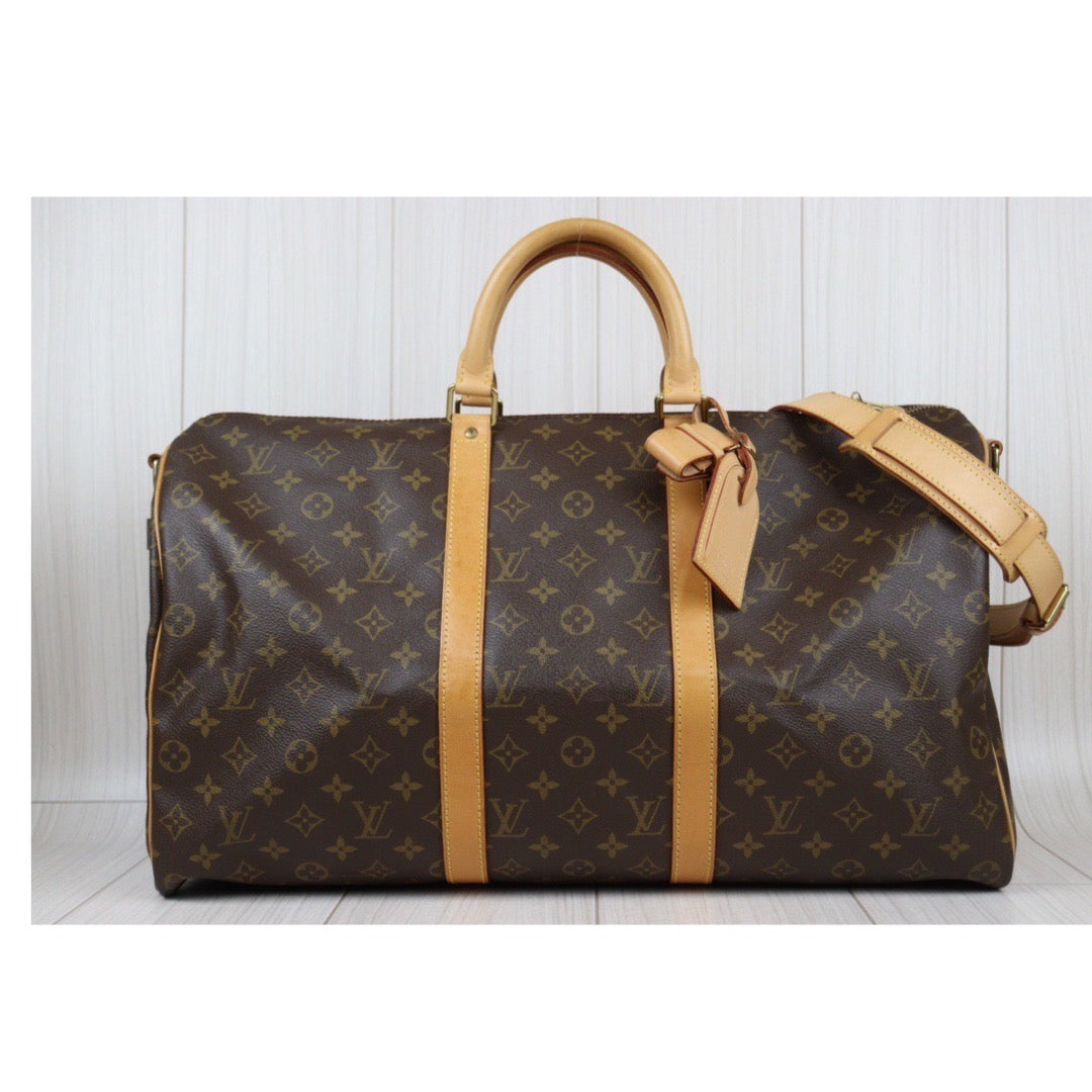 Rank AB｜ LV Monogram Keypol Bandrière 50 With Shoulderstrap｜24012502