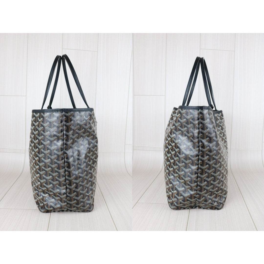 Very Good ( Rank A)｜ Goyard Saint-Louis PM Tote Bag Black｜S25063006