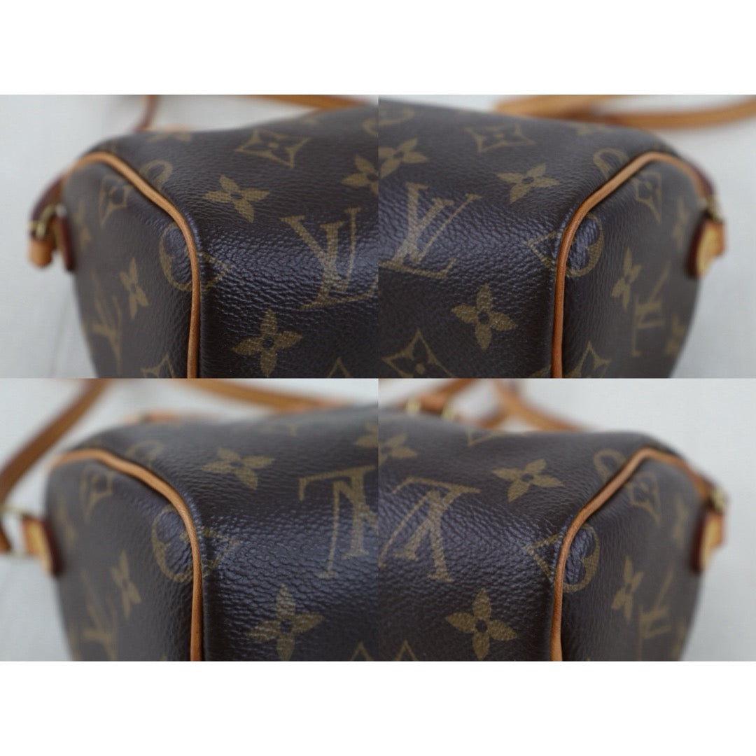 Include Entrupy Certificate of Authenticity｜Good ( Rank AB)｜Louis Vuitton Monogram Nano Speedy  Shoulder Bag｜S26051519