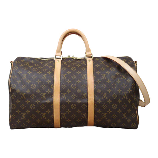 Rank A｜ LV Monogram Keypol Bandrière 50 With Shoulderstrap｜24051315