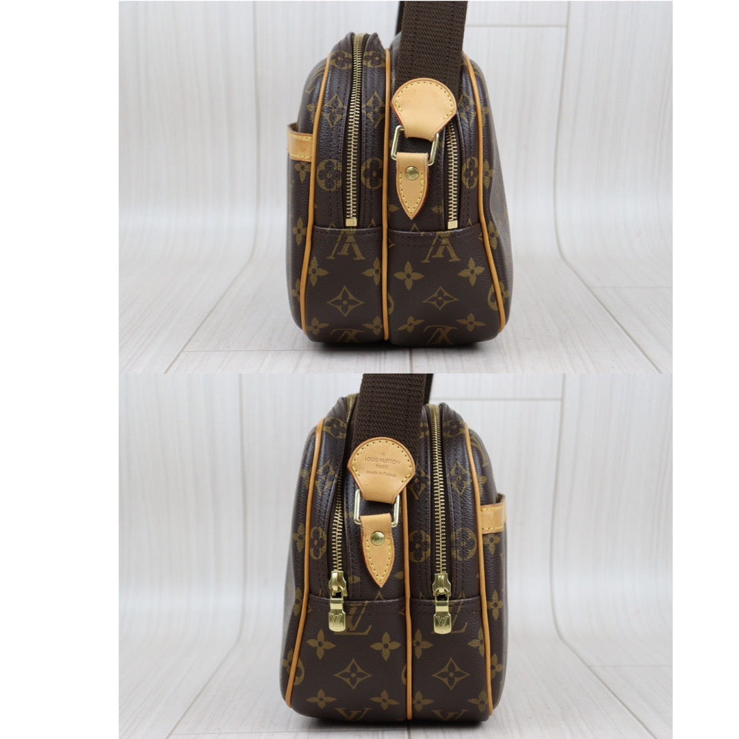 Rank A ｜ LV Monogram Reporter PM Shoulder Bag ｜24011209