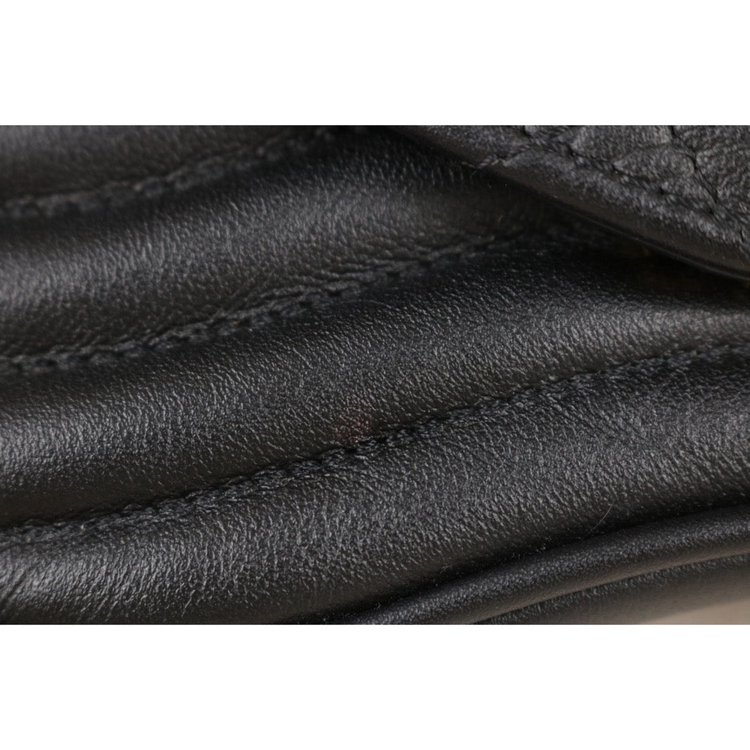 Include Entrupy Certificate of Authenticity｜Very Good ( Rank A)｜ Louis Vuitton Calf Leather  New Wave Multi Pochette  Black｜S26060801