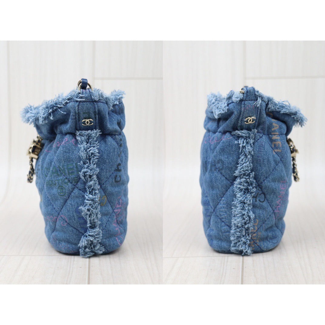 Very Good ( Rank A)｜ CHANEL Denim Lucky Bag Shoulder Bag｜ P24051331