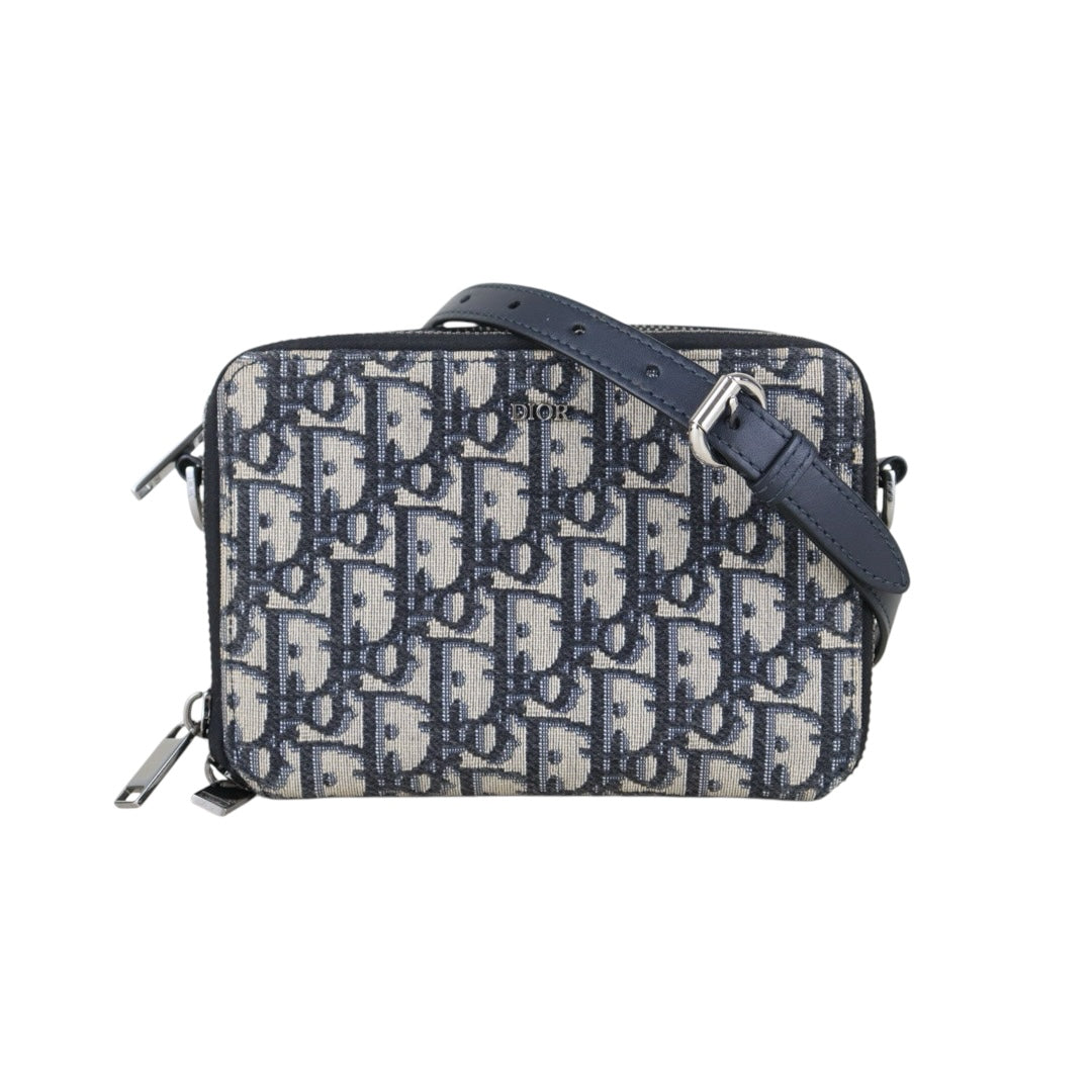 Include Entrupy Certificate of Authenticity｜Very Good ( Rank A)｜Dior Trotter Montaige  Oblique Camera Shoulder Bag ｜S26072527