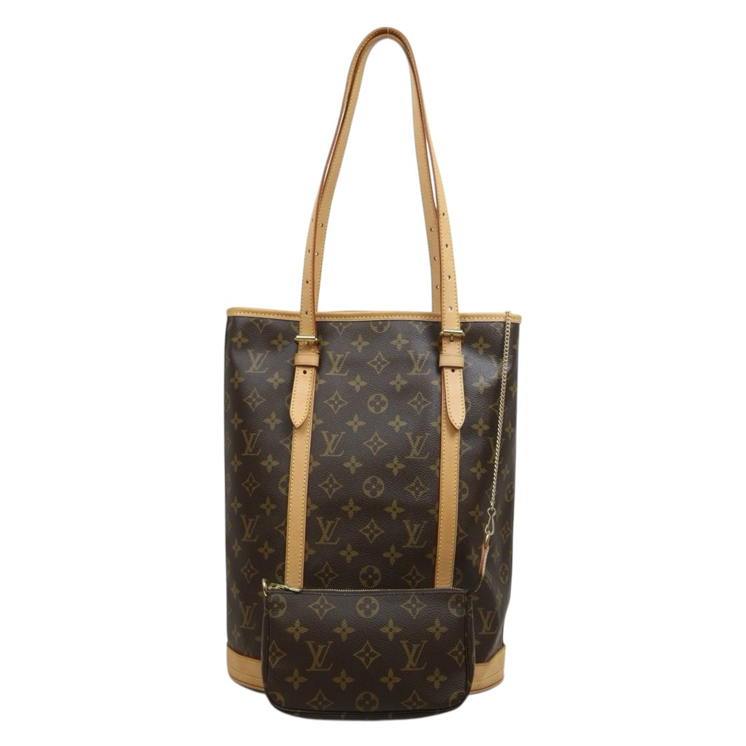 Include Entrupy Certificate of Authenticity｜Very Good ( Rank A)｜ Louis Vuitton  Monogram Petit Bucket GM Tote Bag With Pouch｜26070314
