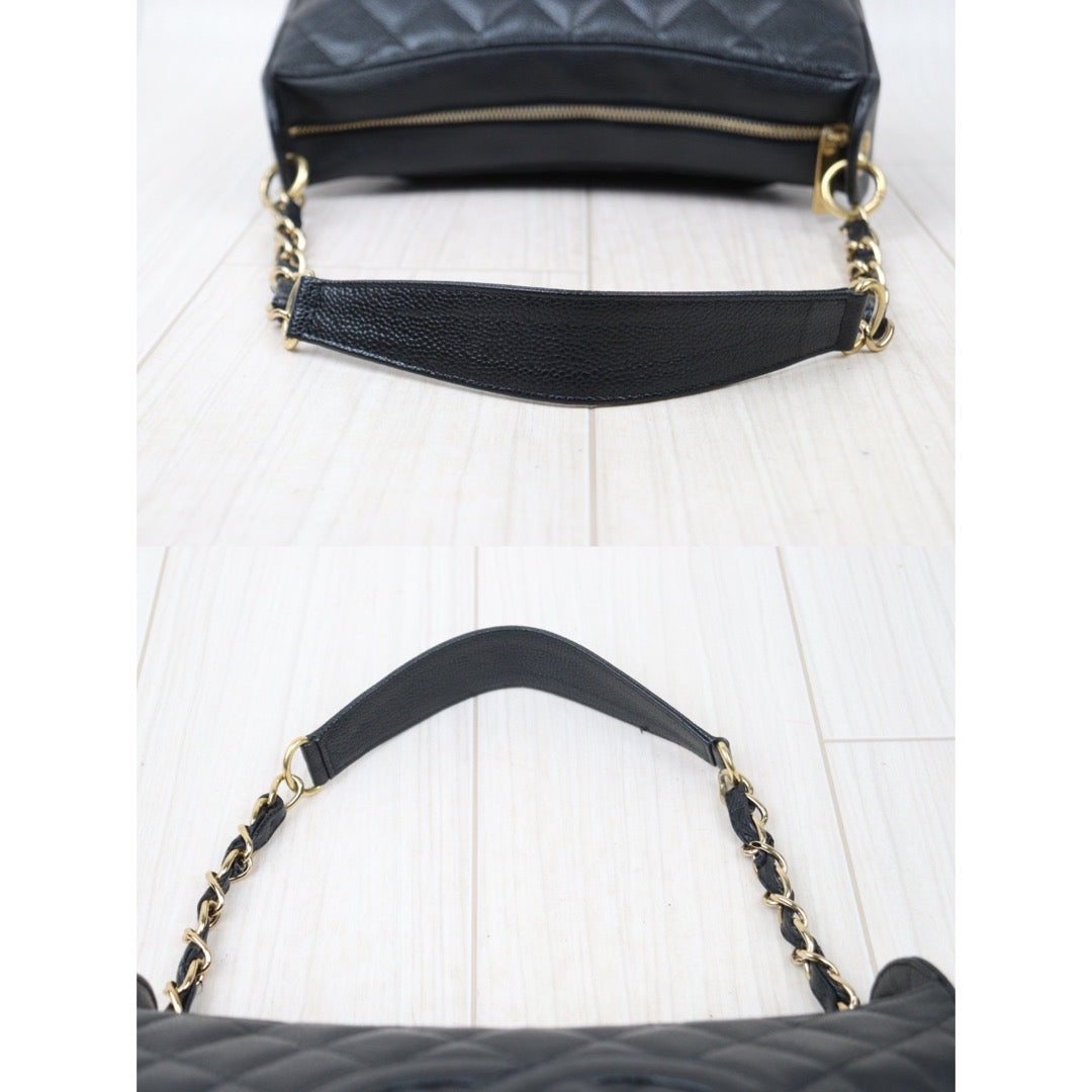 Rank AB ｜ CHANEL Half Moon Shoulder Bag Black Made In 2003-2004Year  ｜S24051805