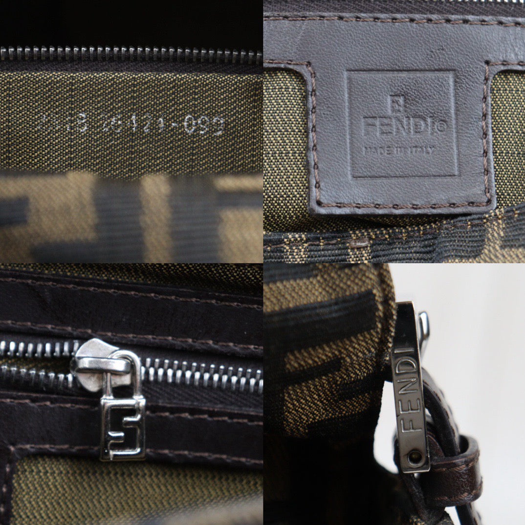 Rank AB｜ FENDI Zucca Mamma Baguette Shoulder Bag｜24030107