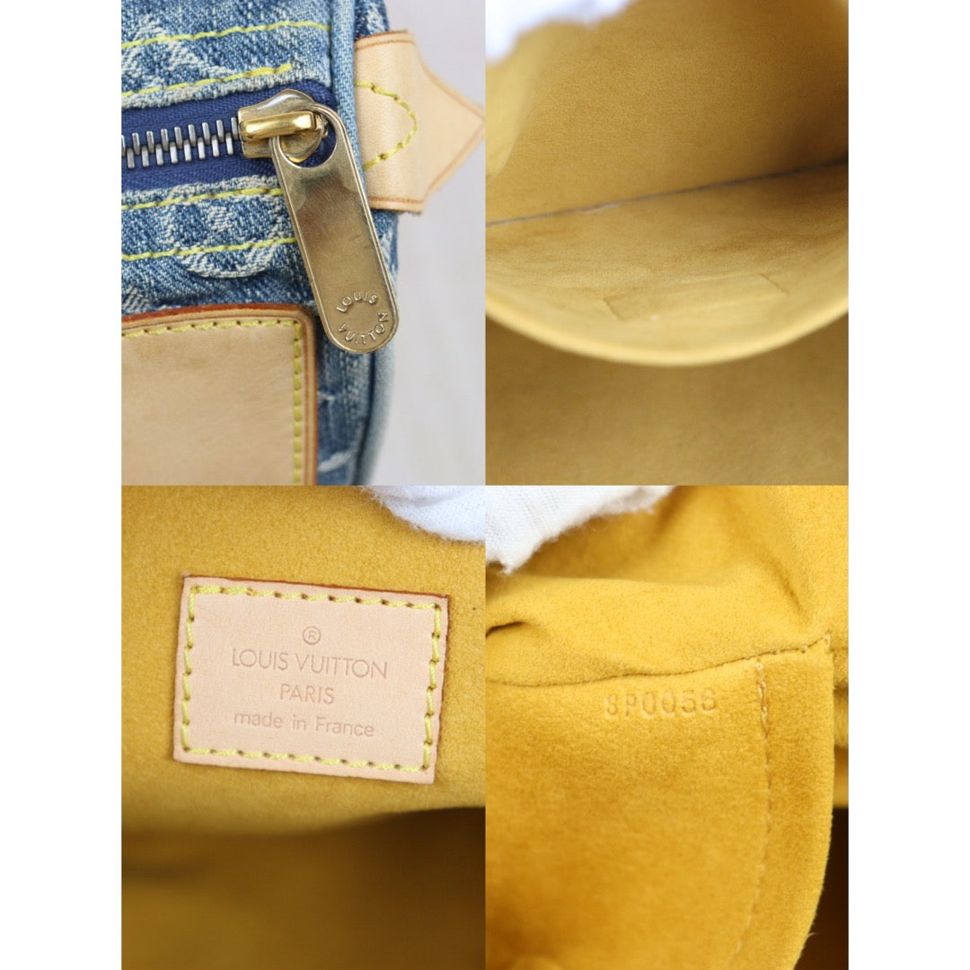 Good ( Rank AB)｜  LV Monogram Denim Hand Bag｜V25092513