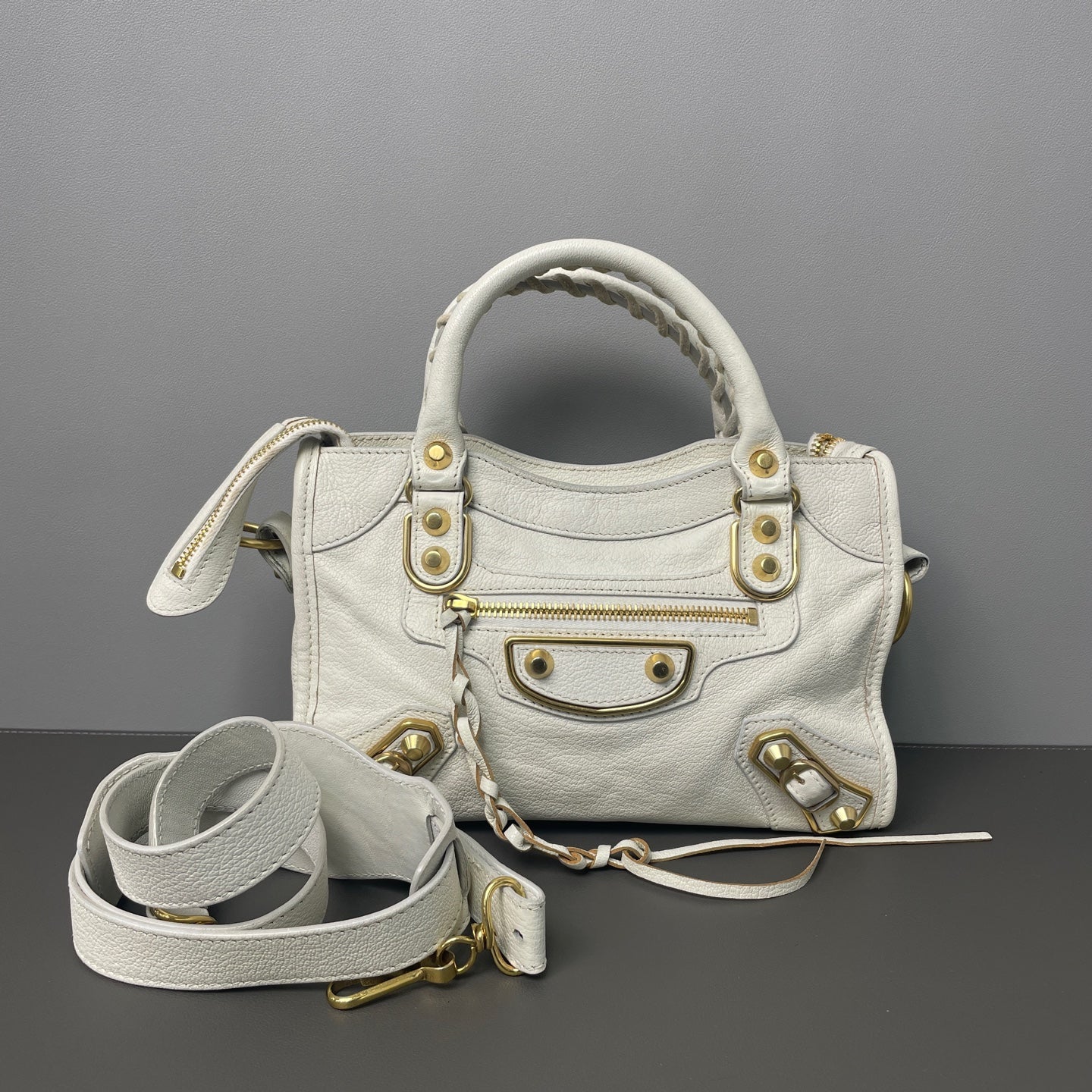 Balenciaga Calf Leather  Le City  Shoulder Bag