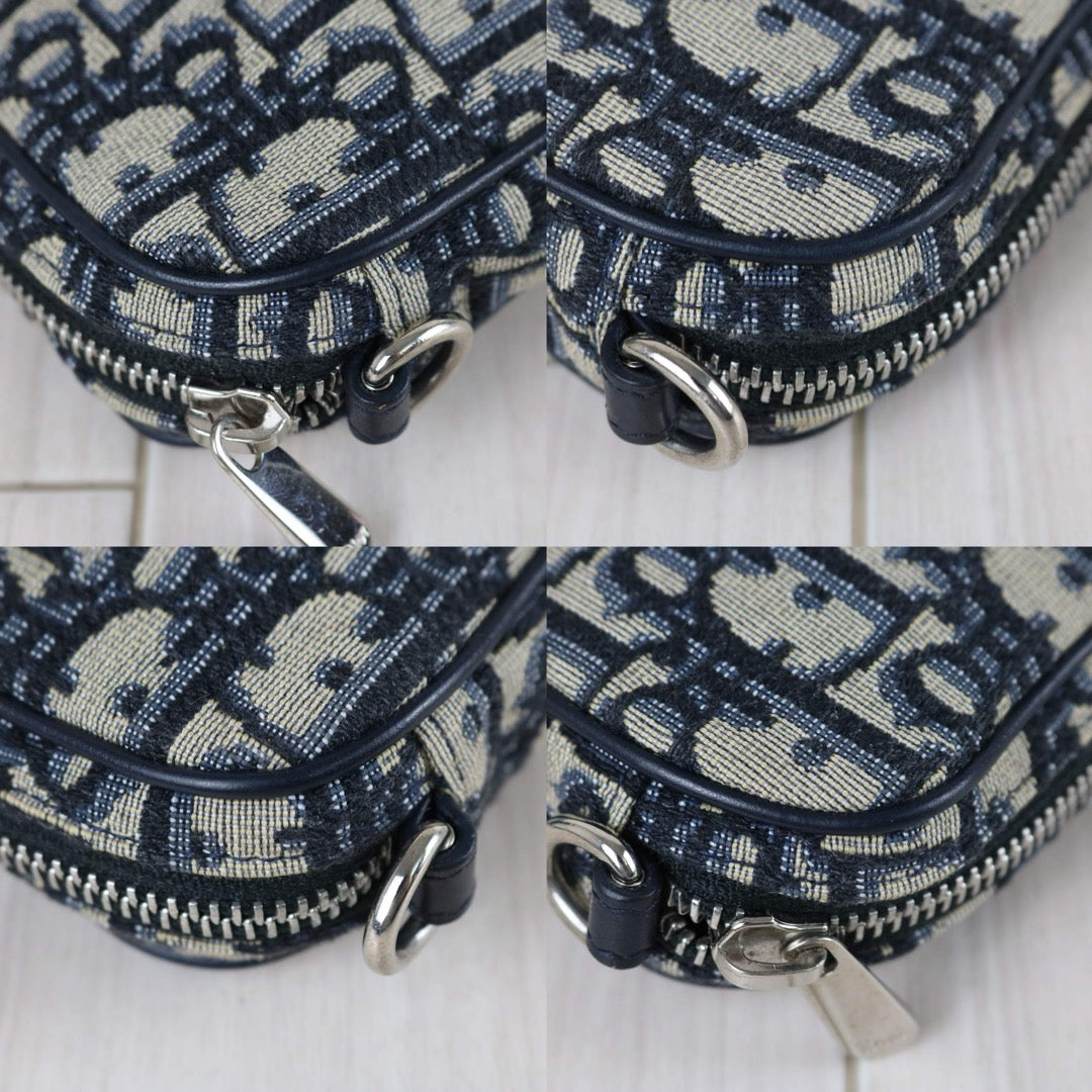 Include Entrupy Certificate of Authenticity｜Very Good ( Rank A)｜Dior Trotter Montaige  Oblique Camera Shoulder Bag With Pouch ｜S26073104