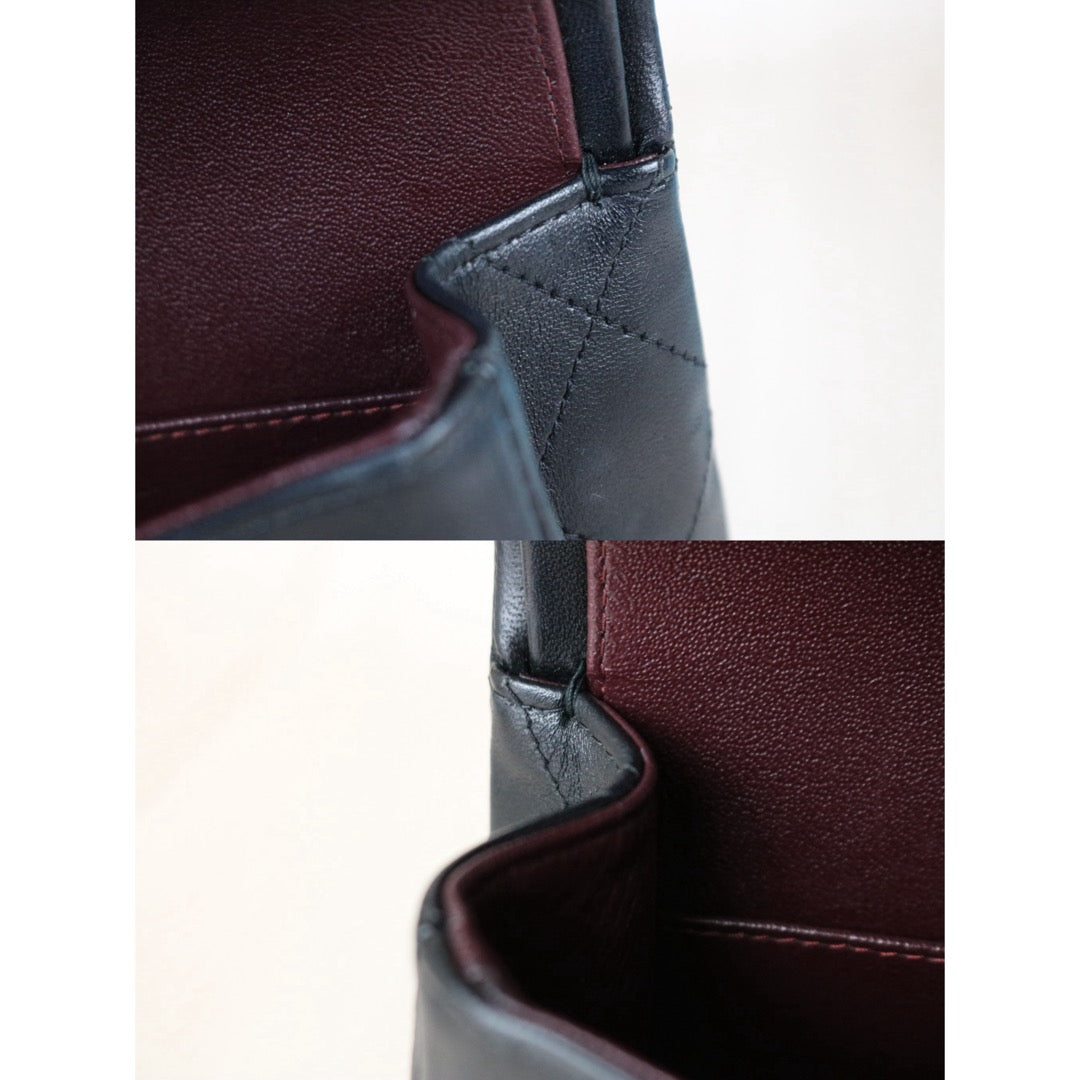 Include Entrupy Certificate of Authenticity｜Very Good ( Rank A)｜ CHANEL Lamb Skin Matrasse Chain Double Flap 25 Shoulder Bag  Black Made In 2021-2022Year｜S26052207