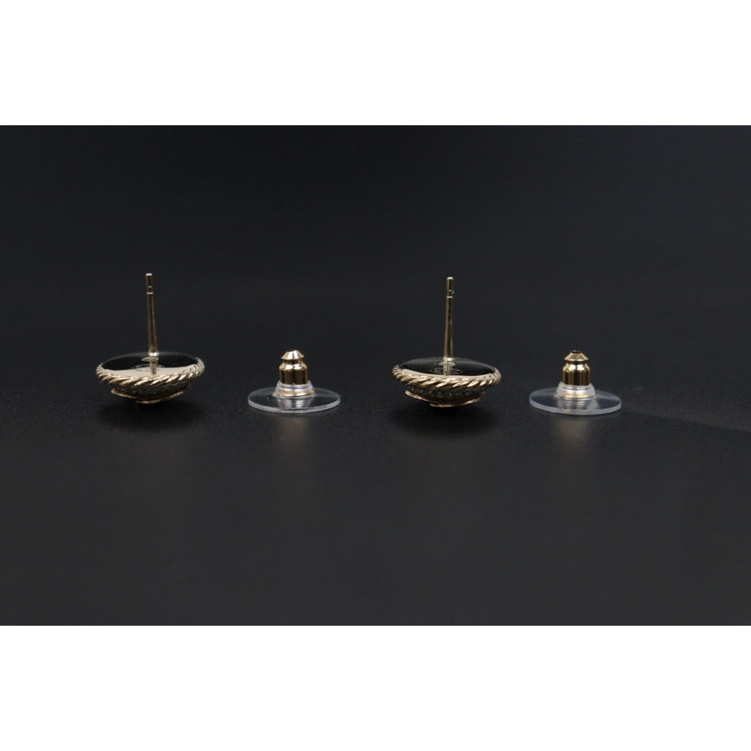 Excellent（Rank SA）｜ CHANEL B21C Coco Mark Rhinestone  Earrings Made In 2021Year｜S26031013