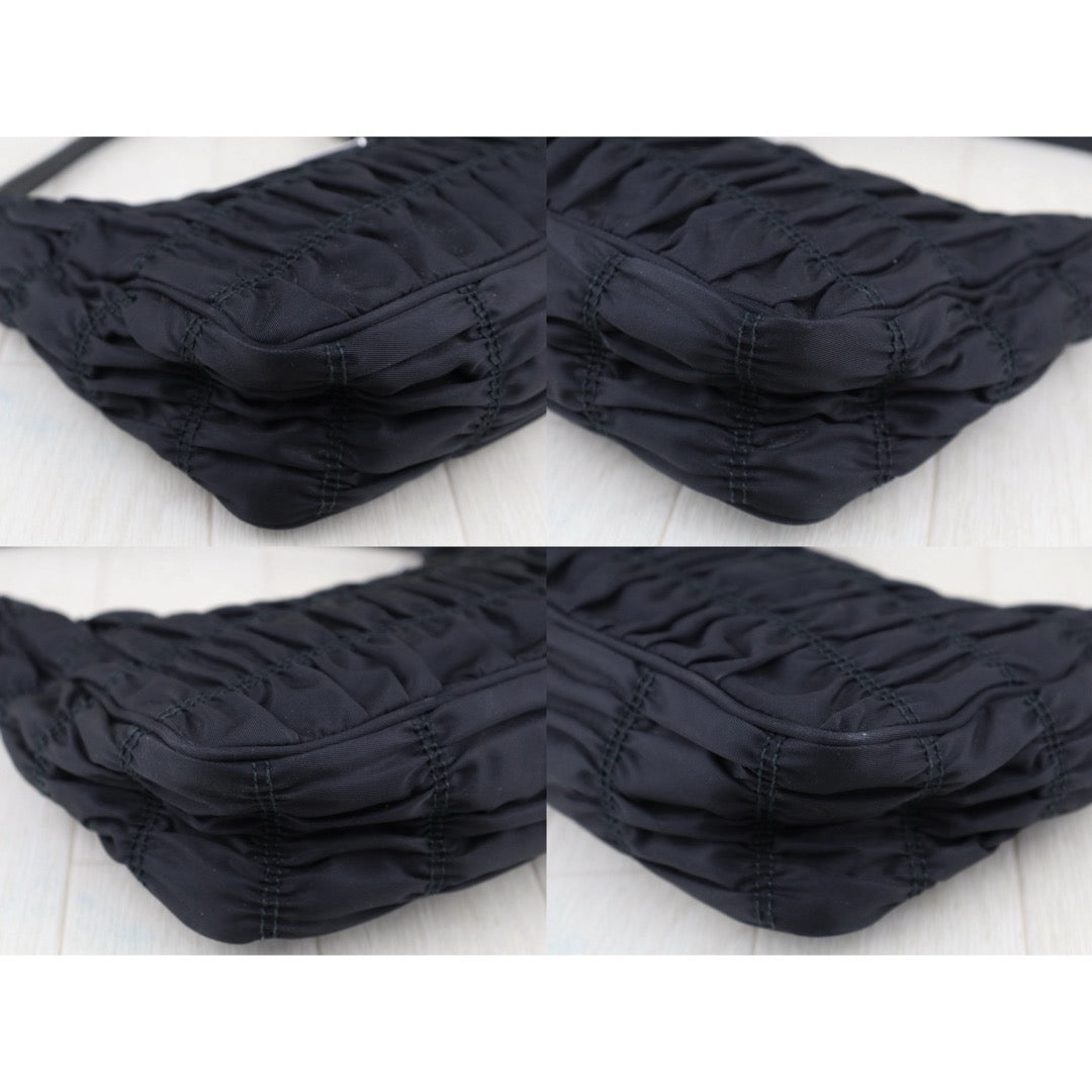 Very Good ( Rank A) ｜ PRADA Re-Edition 2005 HOBO HandBag Black｜H25052612