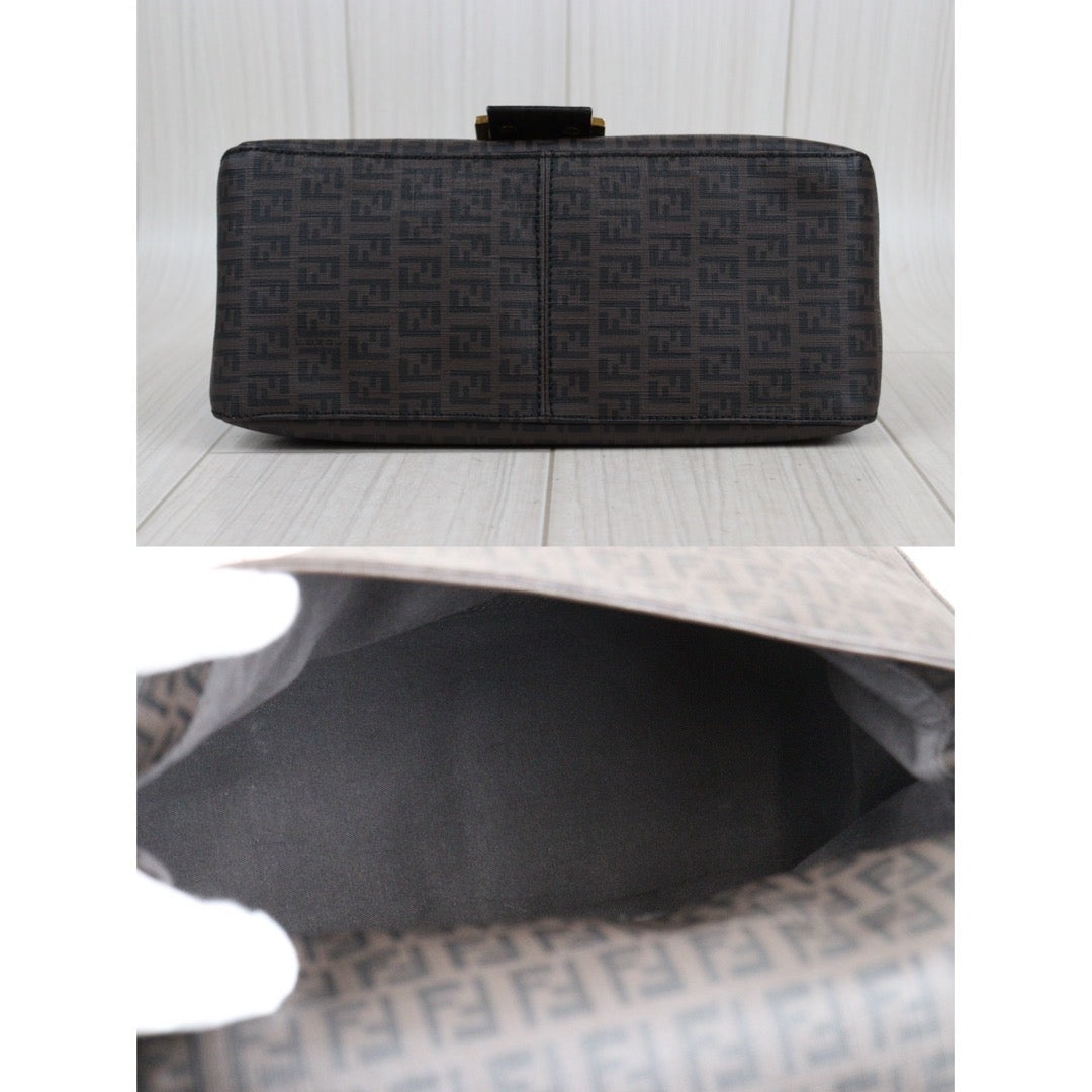 Rank A｜ FENDI Zucca Mamma Baguette Shoulder Bag ｜23121605