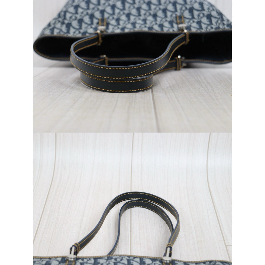 Very Good ( Rank A) ｜Dior Trotter Tote Bag Blue｜26020616