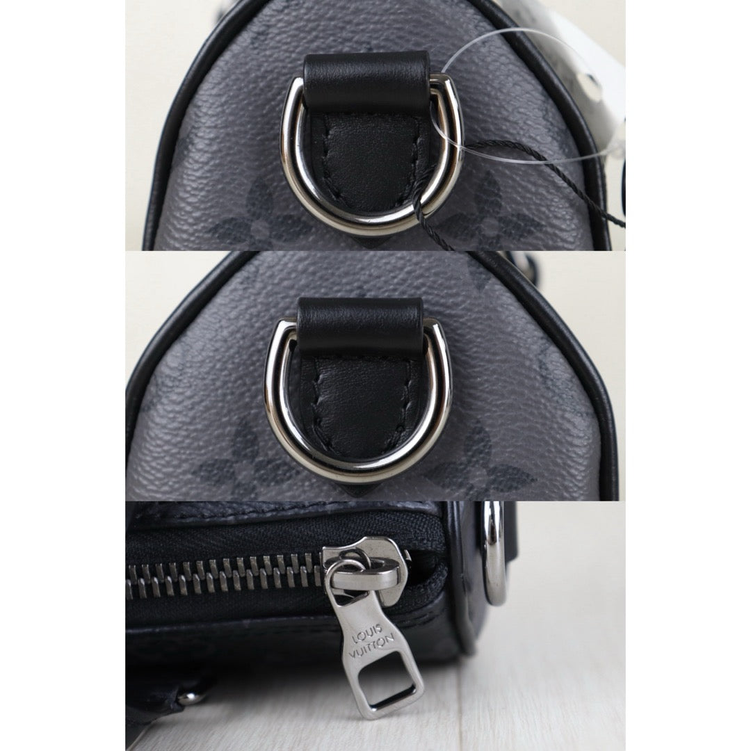 Include Entrupy Certificate of Authenticity｜Good ( Rank AB)｜ Louis Vuitton Monogram Keepall Bandouliere 25 Hand Bag With Shoulder Strap  IC Chips Model｜S26090706